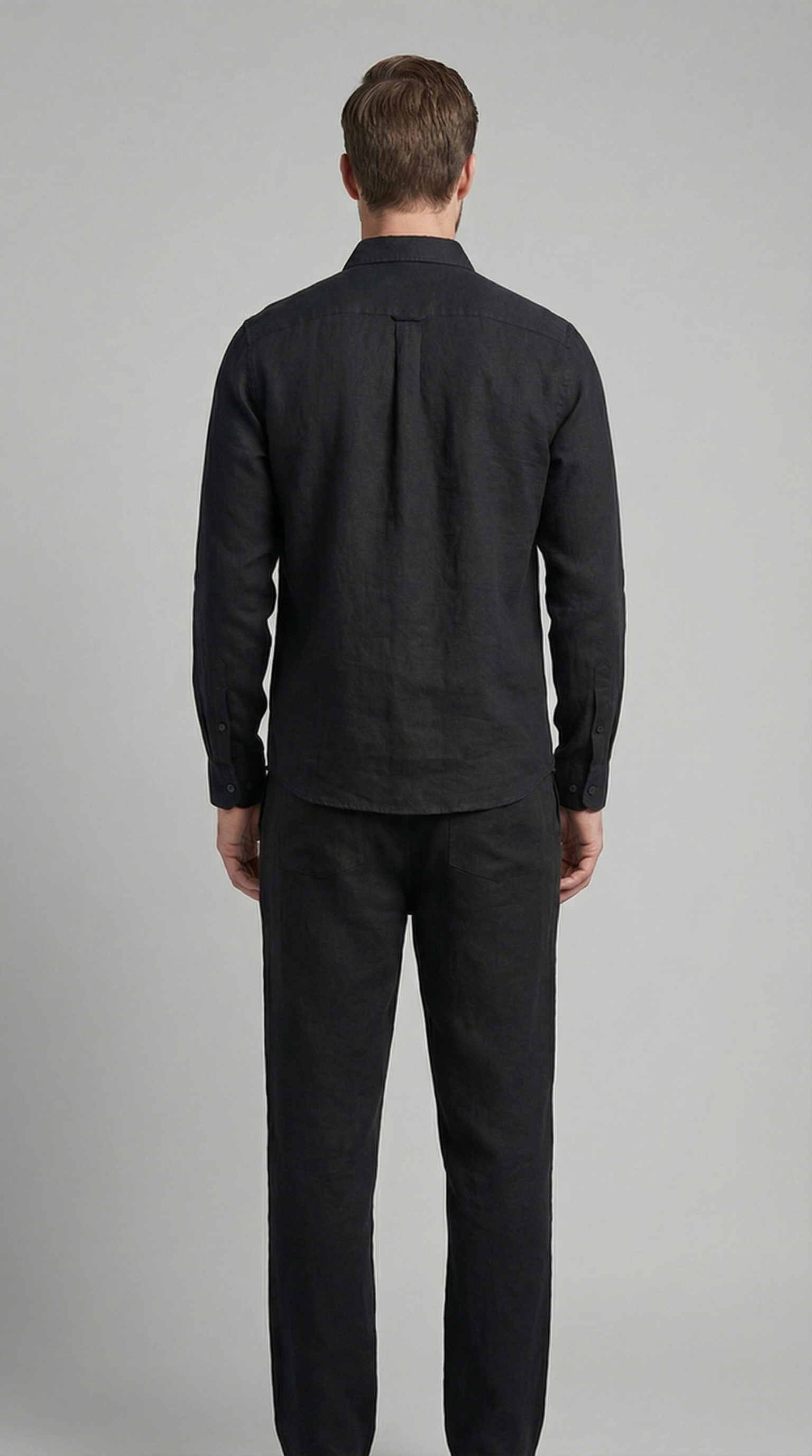 Ensemble homme en lin | ensemble deux pièces coupe slim