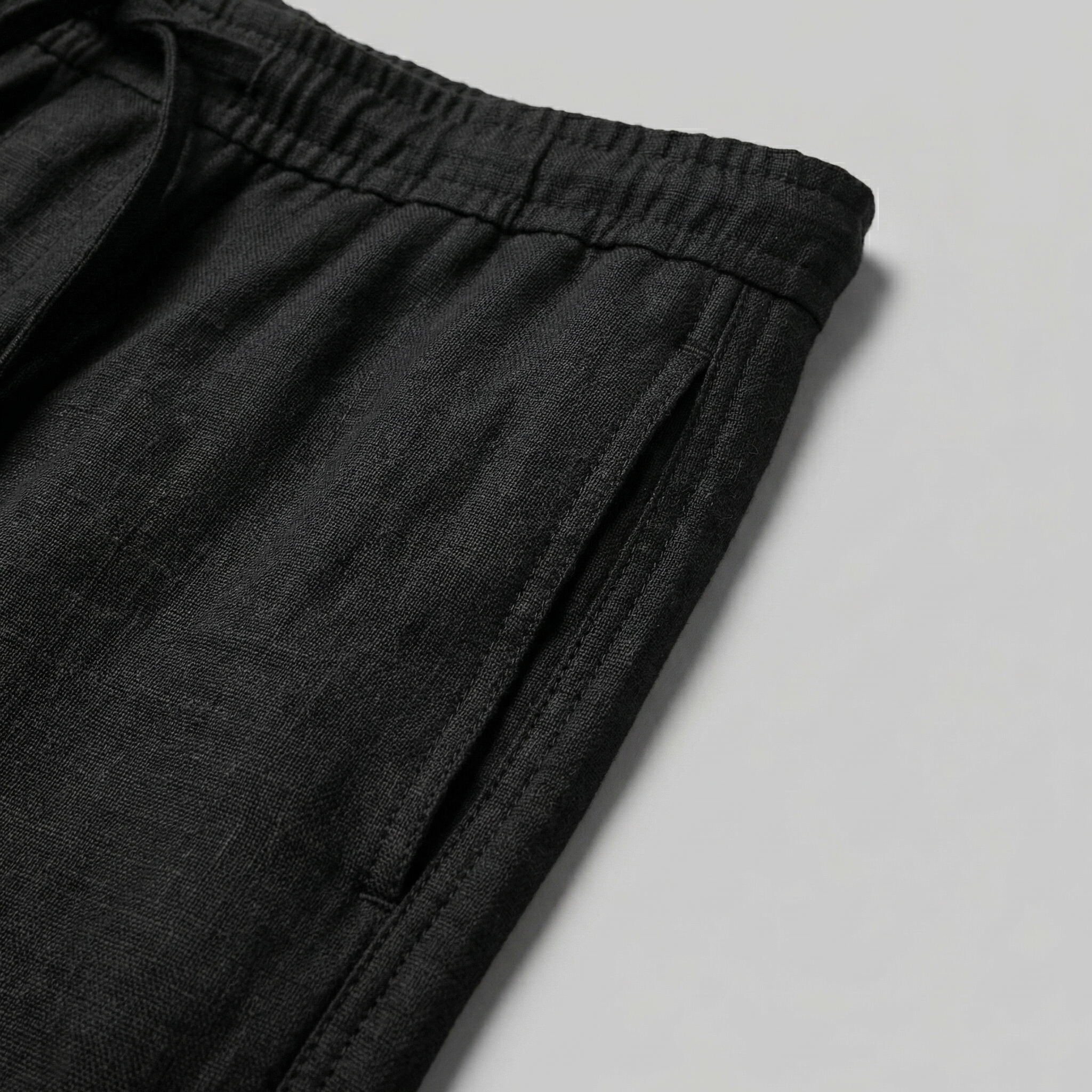 Pantalón lino hombre | ajuste entallado para playa