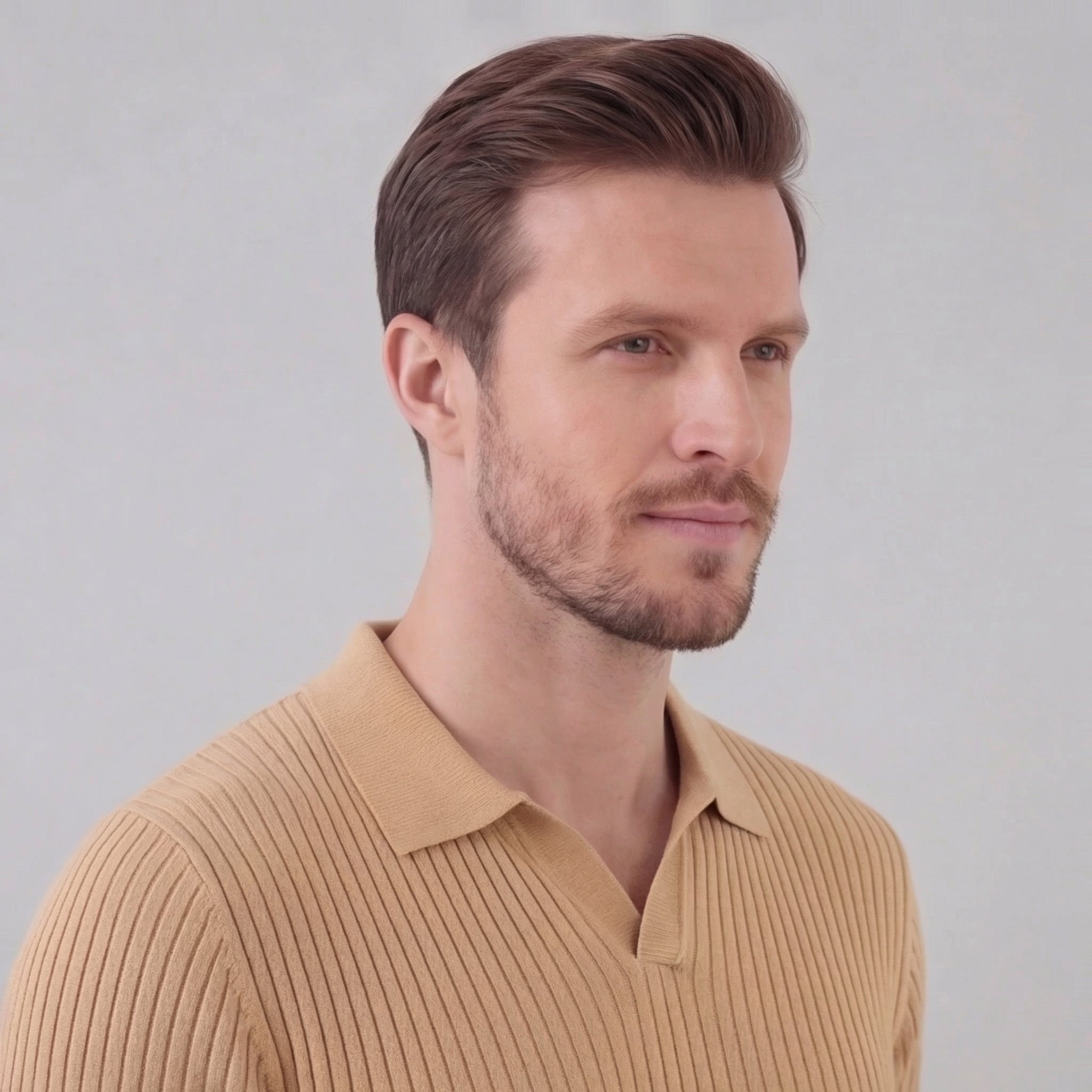 Polo punto hombre | camiseta de algodón entallada