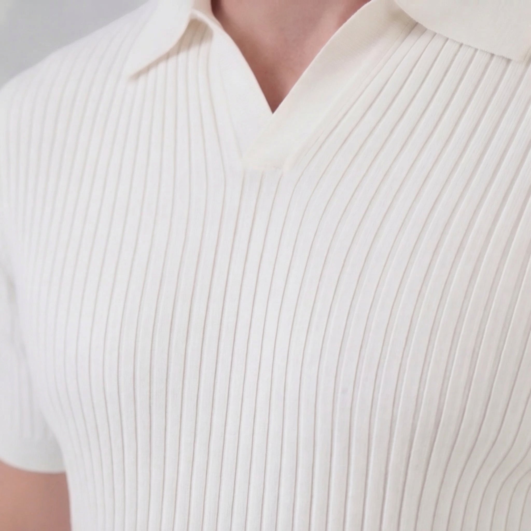Polo punto hombre | camiseta de algodón entallada