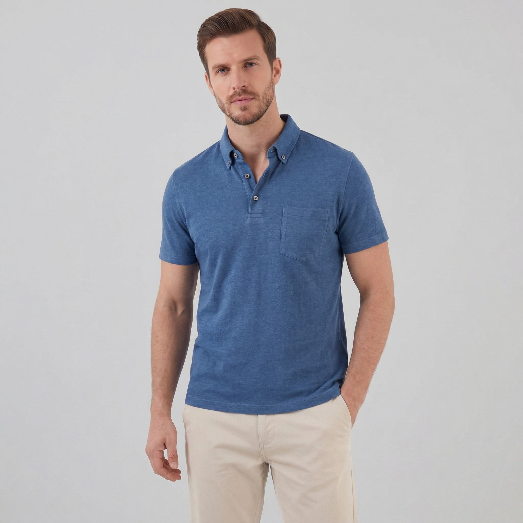 Polo manches courtes homme | t-shirt d'été décontracté
