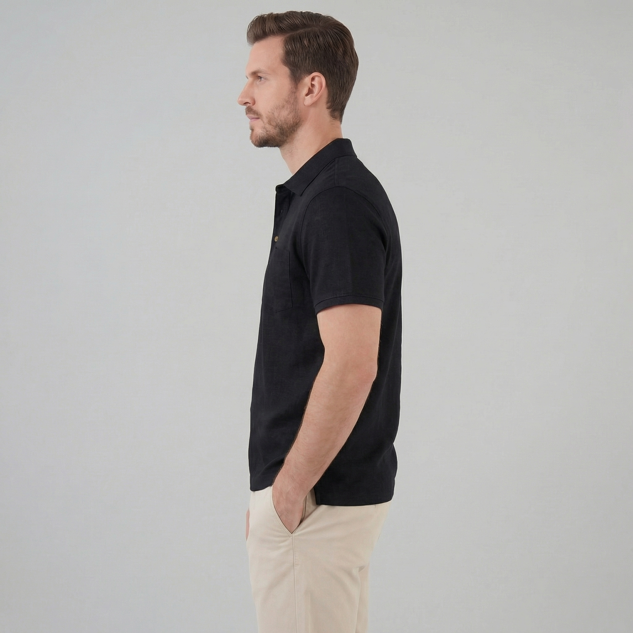 Polo manches courtes homme | t-shirt d'été décontracté