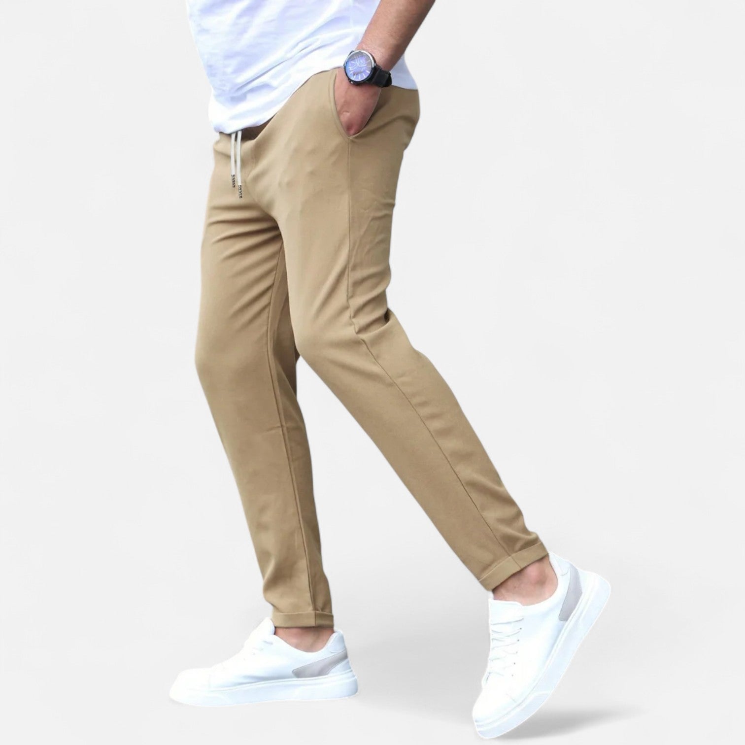 Eliaro Moda | Pantalones Elásticos para Hombre – Comodidad Dinámica, Estilo Sofisticado