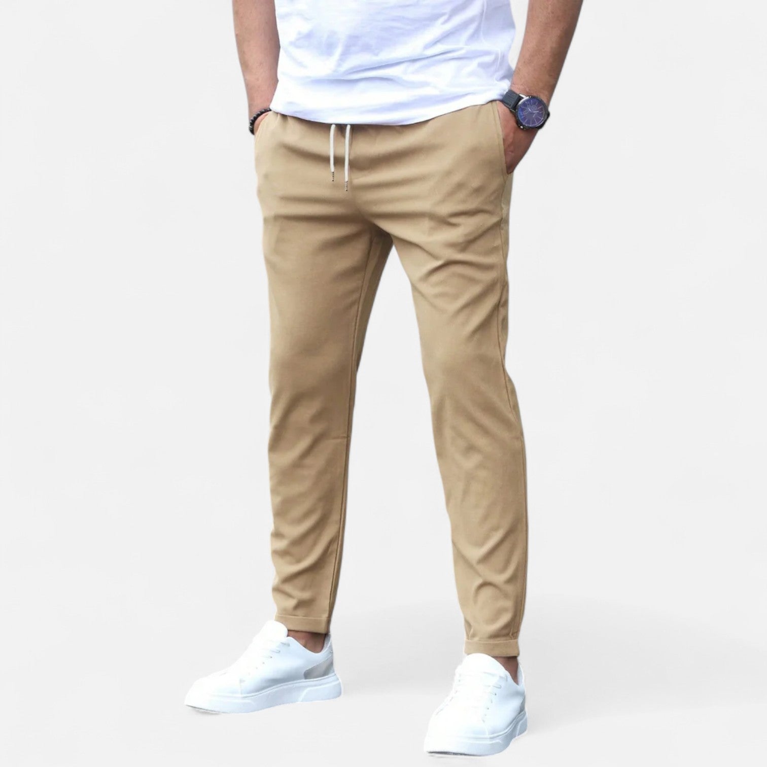 Eliaro Moda | Pantalones Elásticos para Hombre – Comodidad Dinámica, Estilo Sofisticado