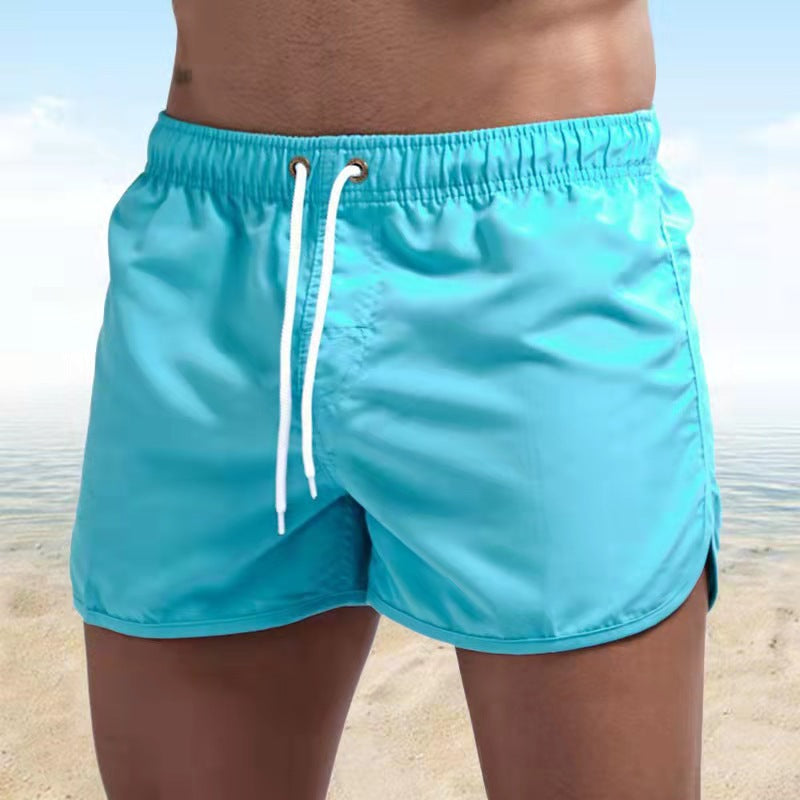 Bañador de natación para hombre - secado rápido con cordón ajustable - playa