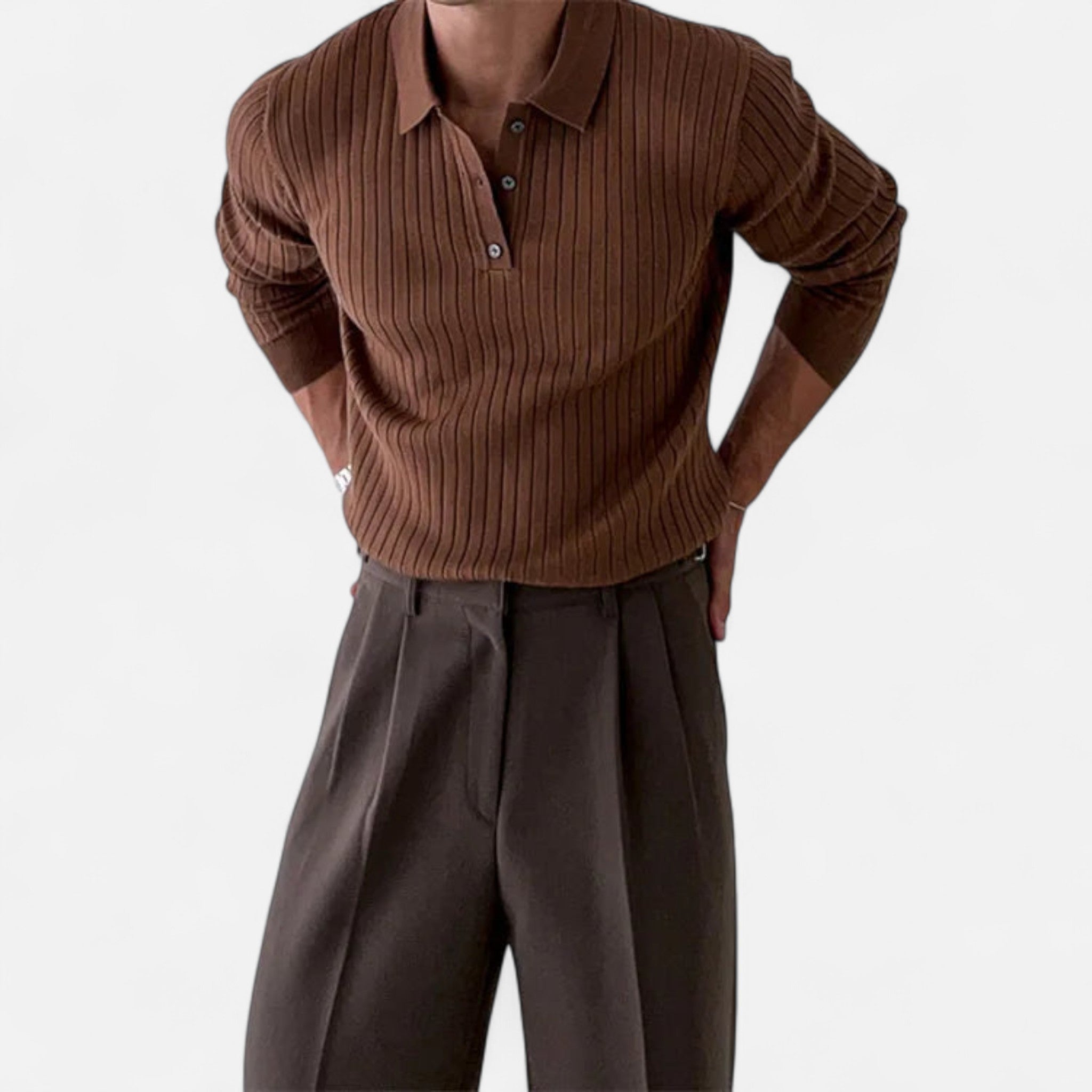 Eliaro Moda | Camisa Polo Hombre Elegancia Clásica en Punto Ligero