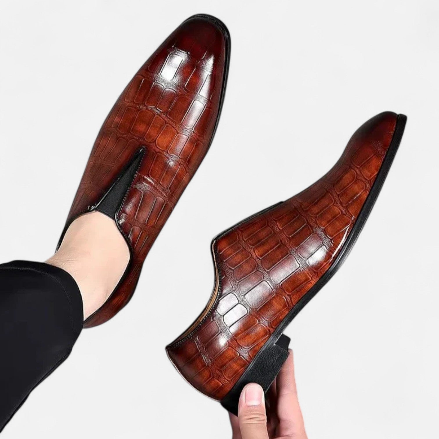 Eliaro Moda | Mocasines de Cuero Genuino Sevilla para Hombre – Elegancia Clásica, Comodidad Sofisticada