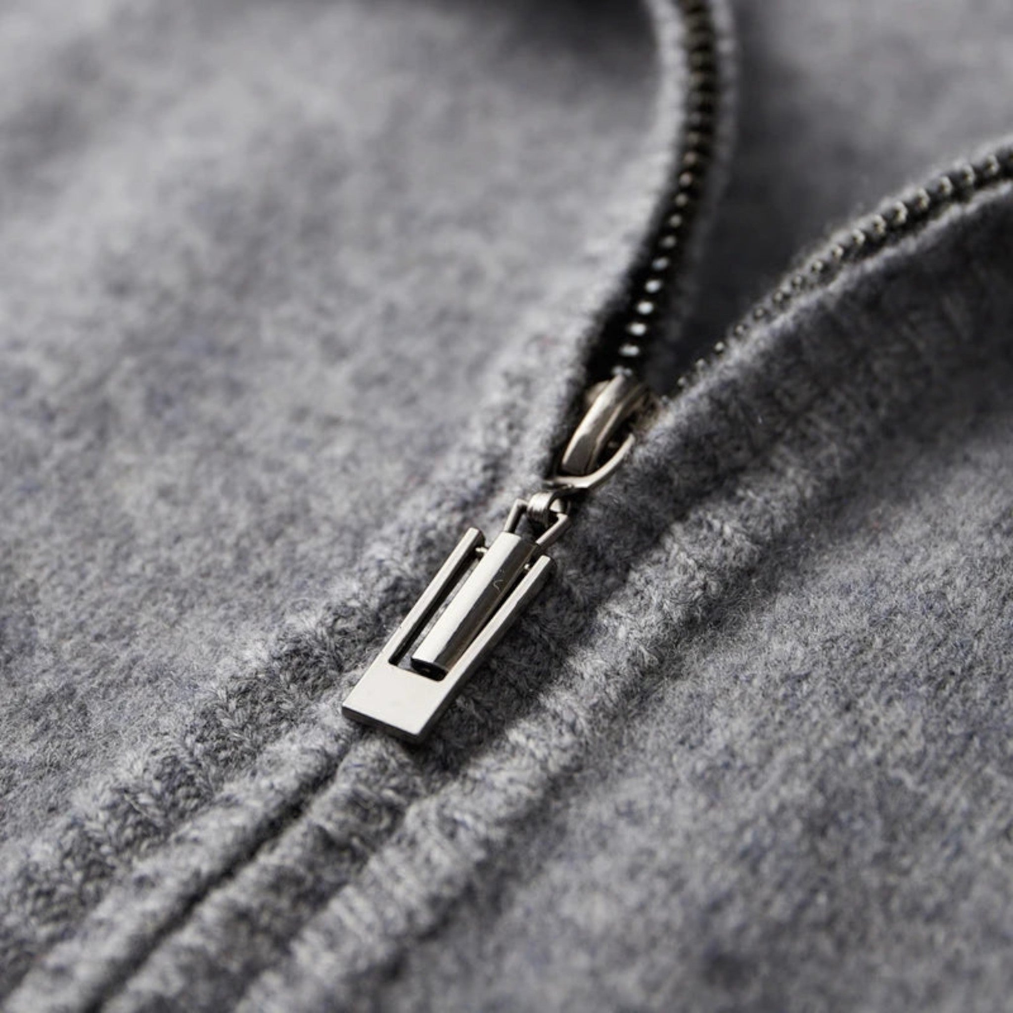 Eliaro Moda | Cazadora Zip-Up Hombre en Cachemira Peinada Premium