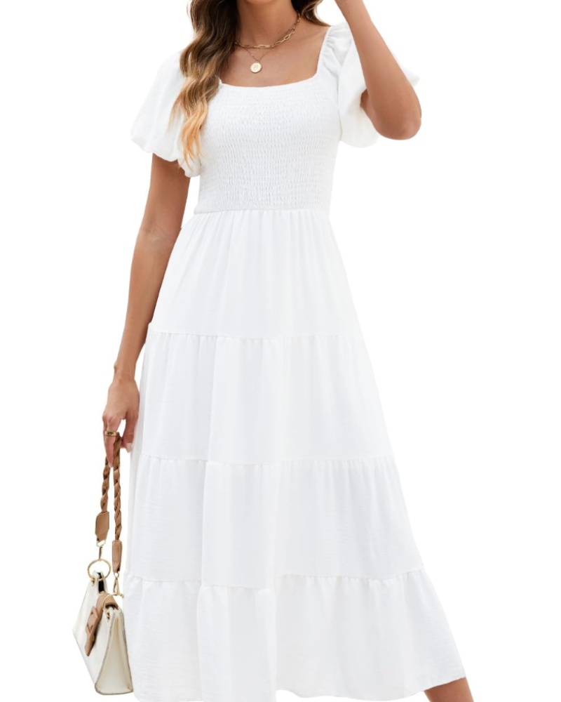 Robe longue croisée femme | style sans manches | coupe fluide | été | plage