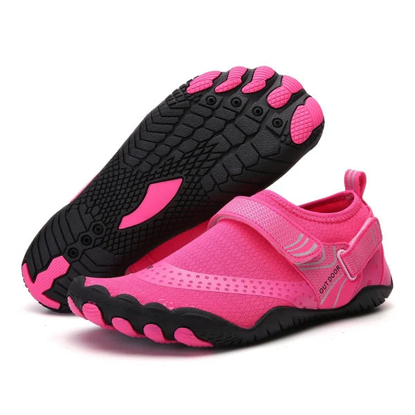 Zapatillas acuáticas unisex - suela de marcha natural - calzado playa senderismo