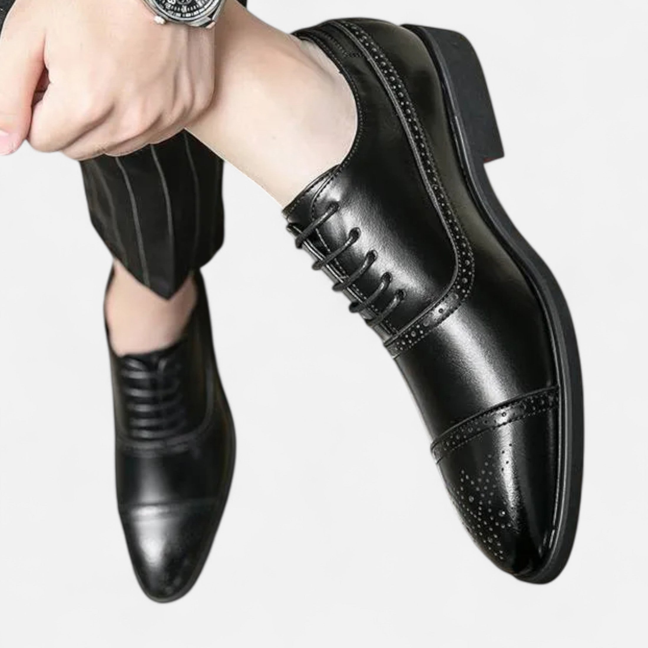 Eliaro Moda | Zapatos de Vestir Hombre Cordones Punta Estilizada