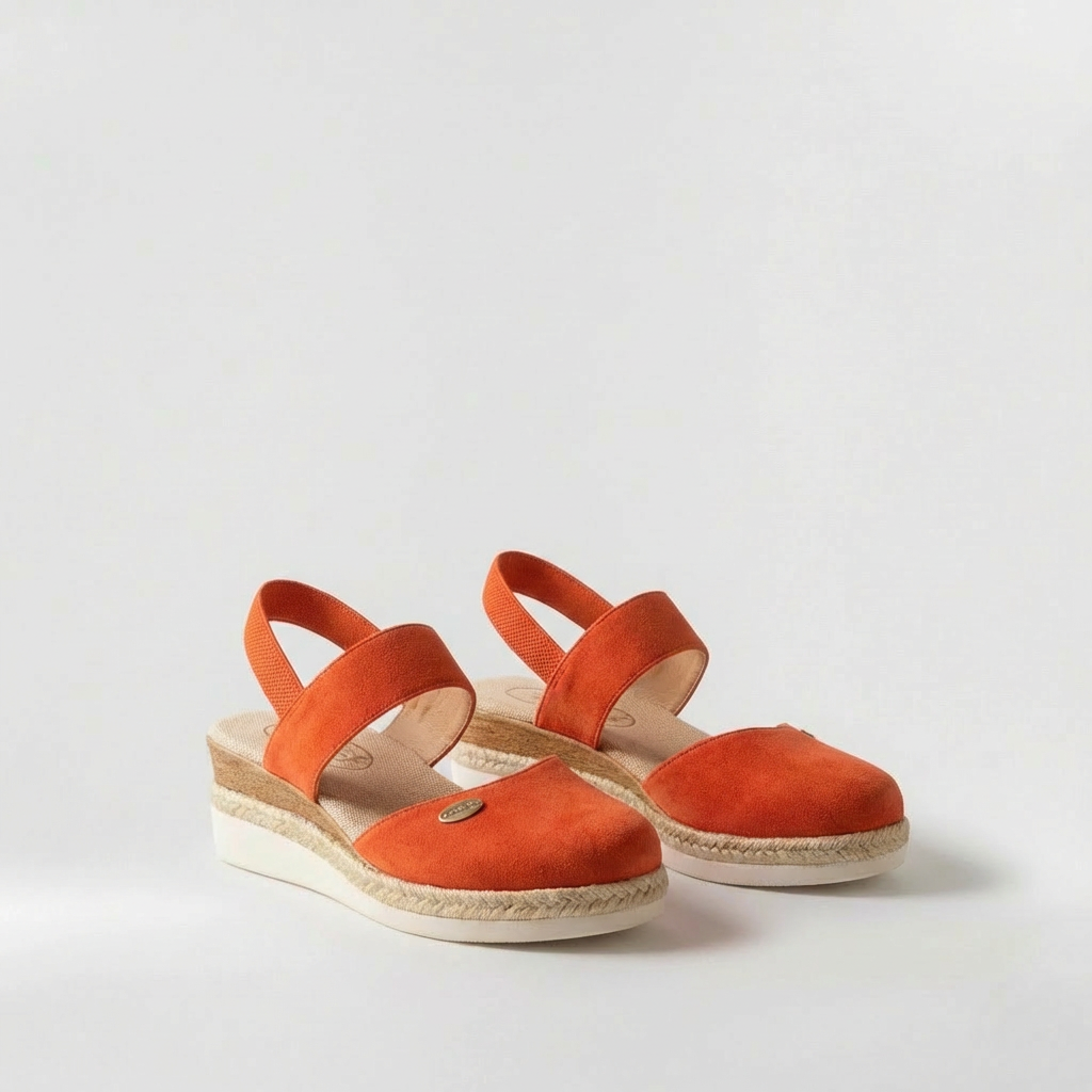 Sandale cu Platformă Stil Espadrile pentru Femei Pantofi cu Platformă din In