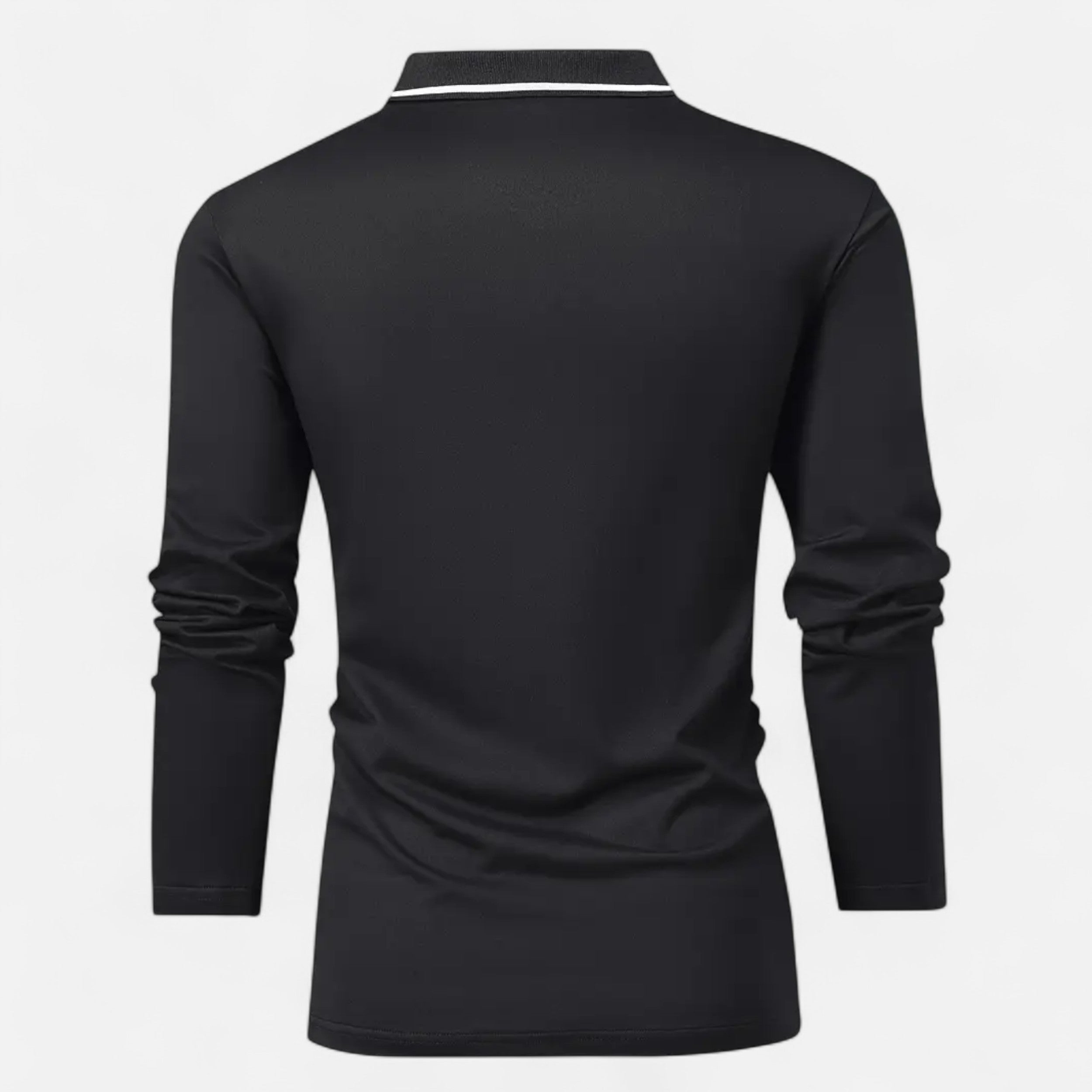 Eliaro Moda | Polo Hombre Manga Larga Estilo Rugby Casual