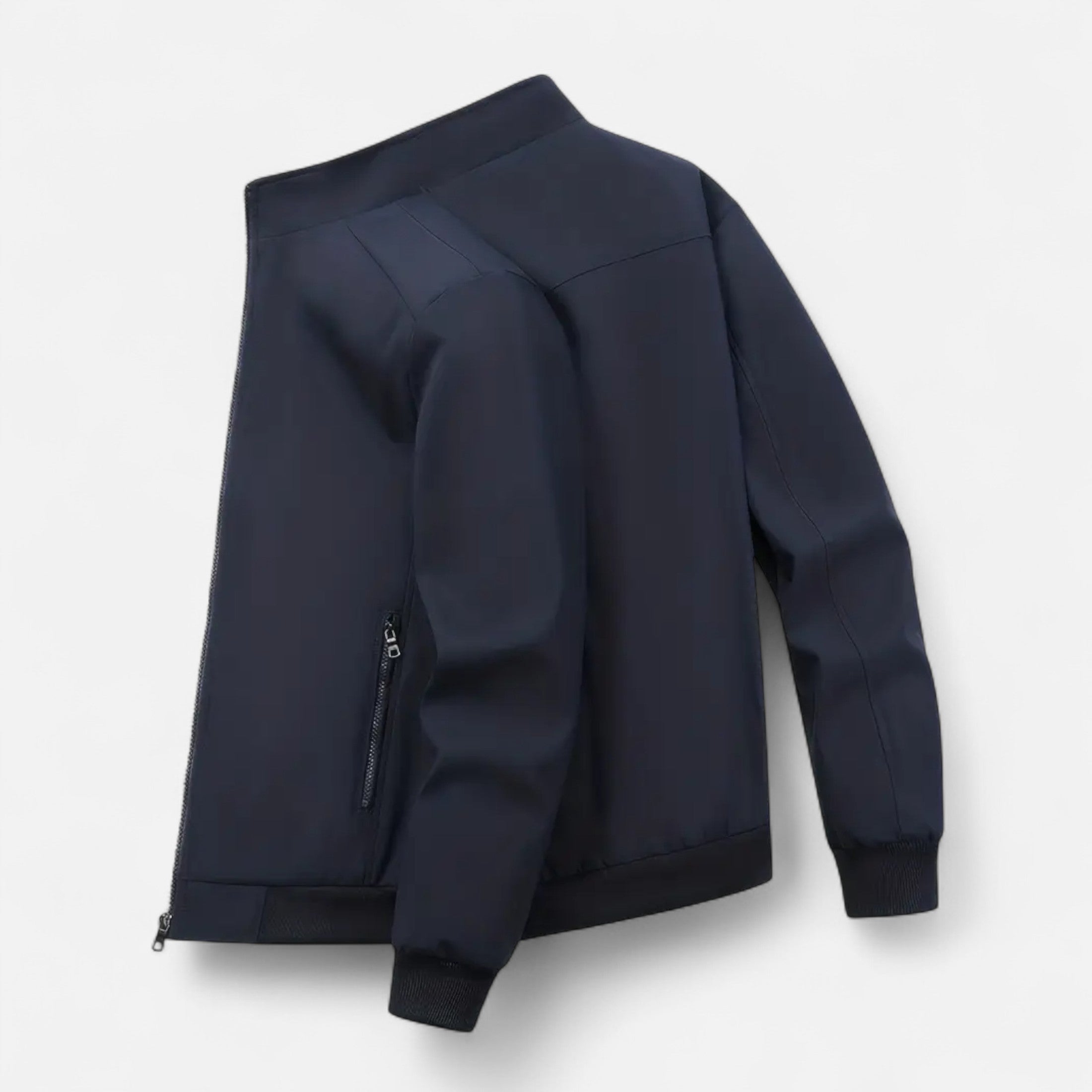 Eliaro Moda | Chaqueta Ligera Hombre Cremallera Cuello Alto