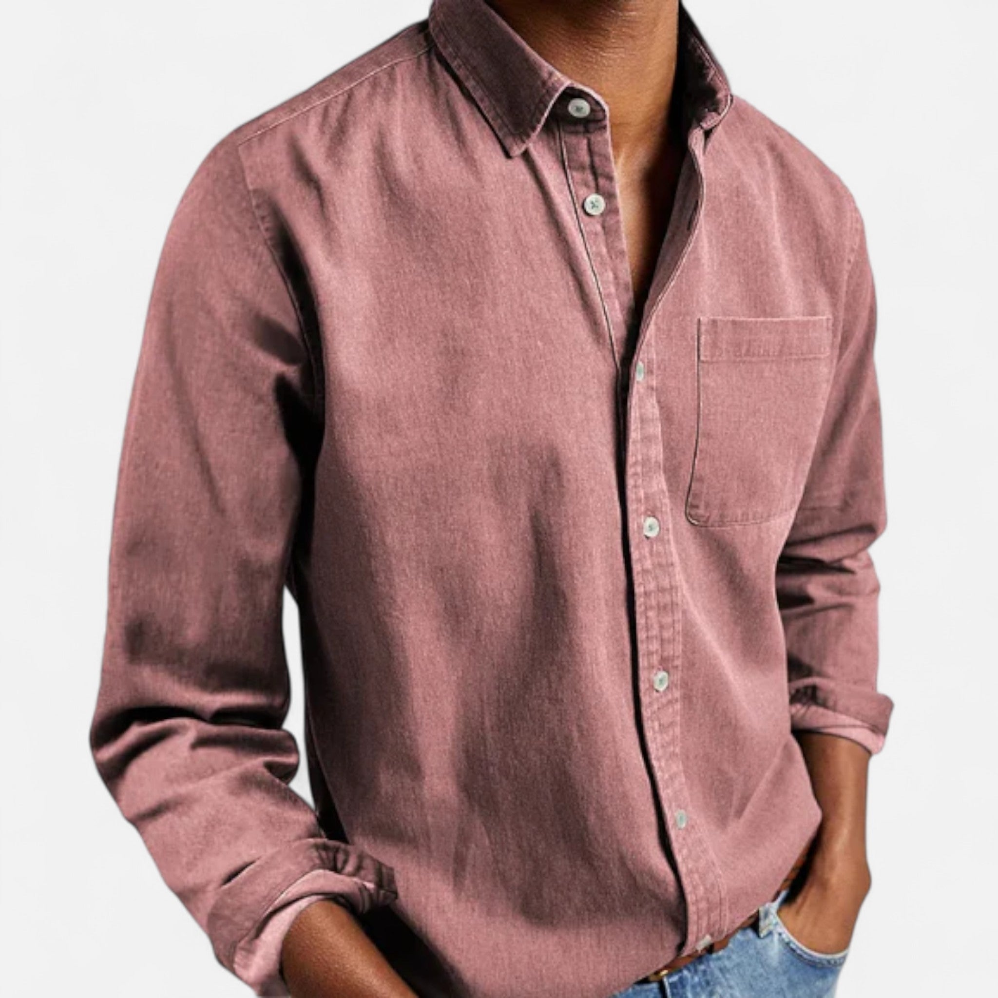 Eliaro Moda | Camisa Denim Hombre Algodón Premium Estilo Clásico