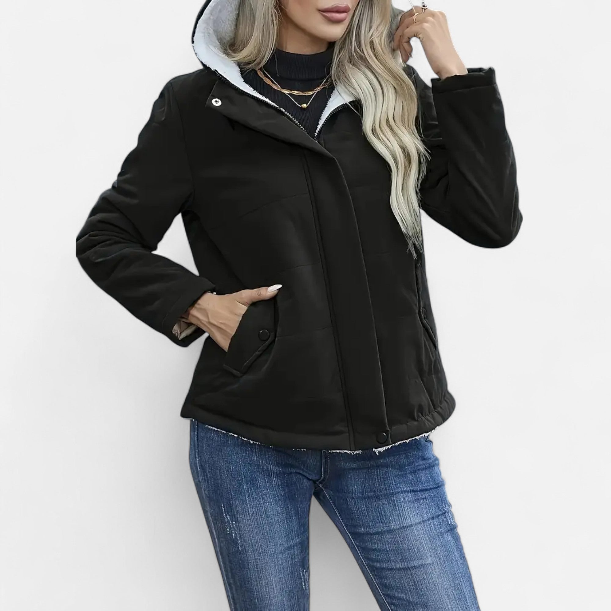Eliaro Moda | Chaqueta de Invierno con Forro Polar