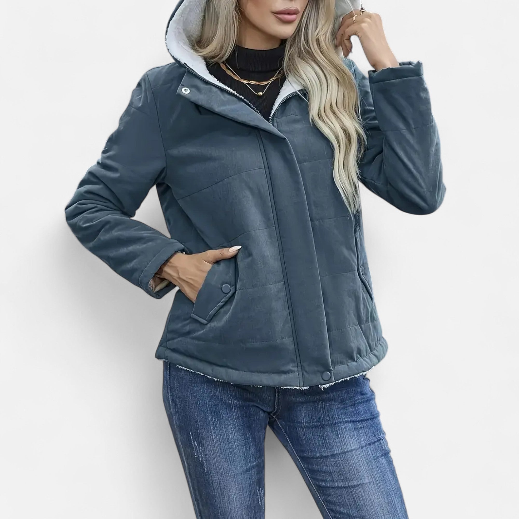 Eliaro Moda | Chaqueta de Invierno con Forro Polar