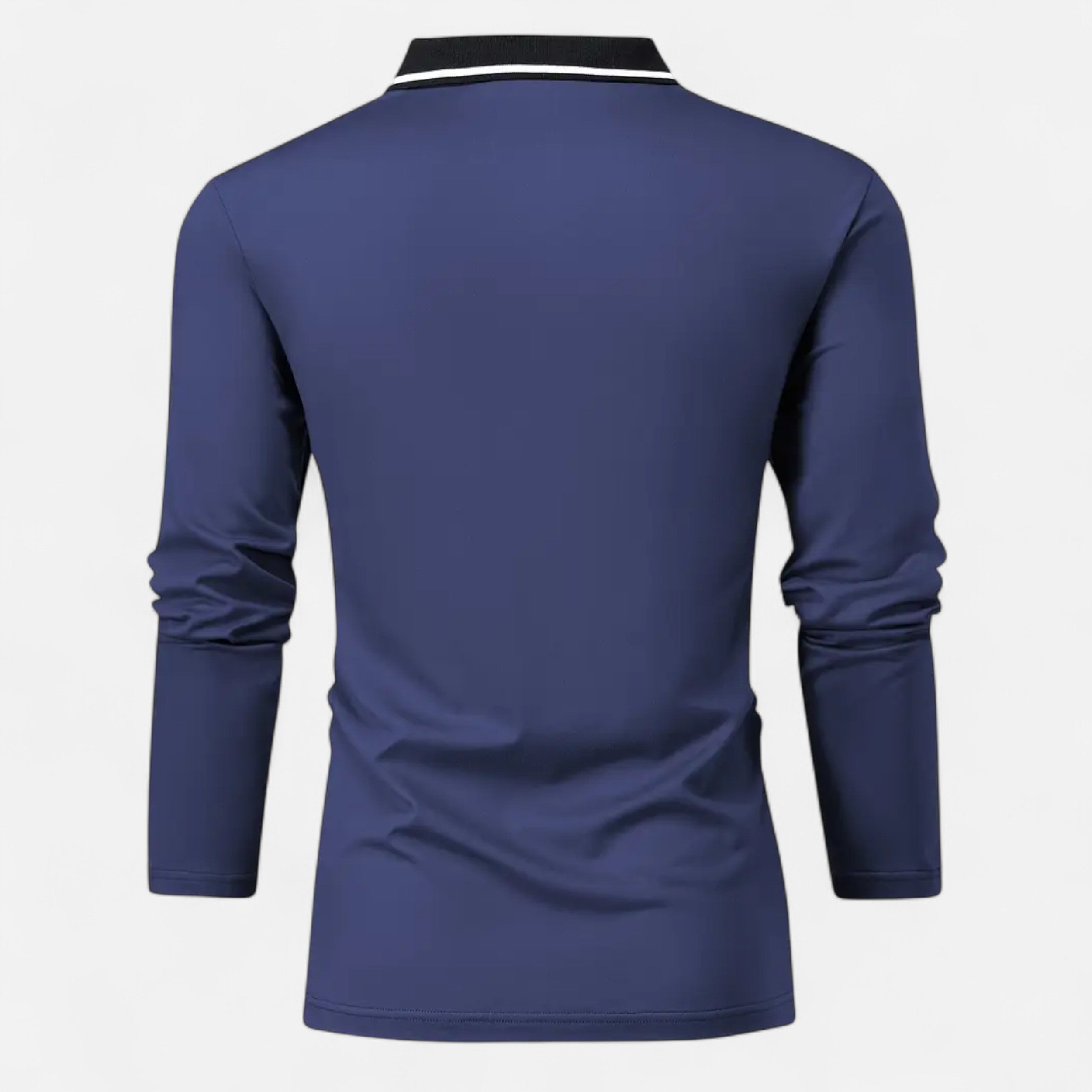 Eliaro Moda | Polo Hombre Manga Larga Estilo Rugby Casual