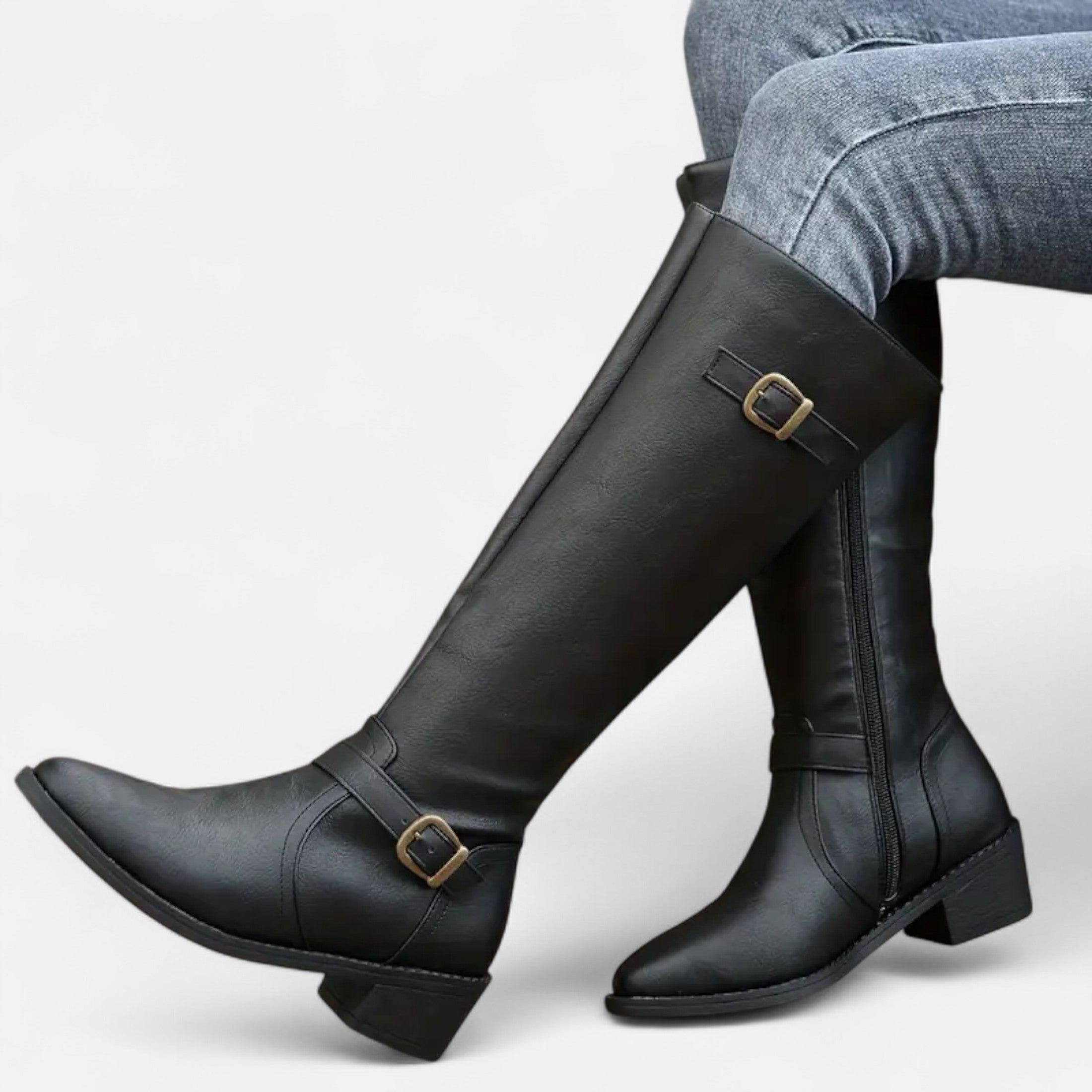 Eliaro Moda | Botas Altas Mujer Tacón Medio Elegantes