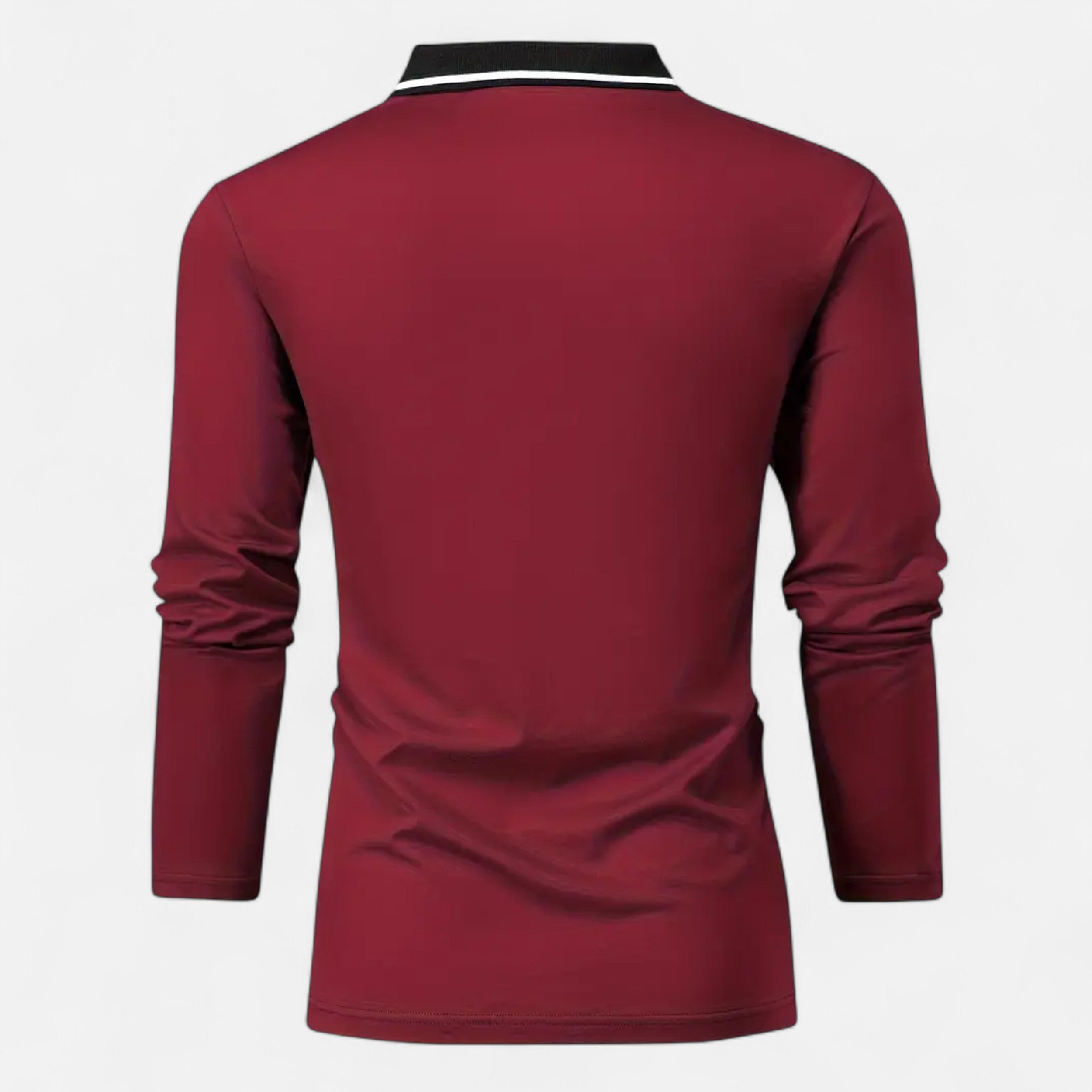 Eliaro Moda | Polo Hombre Manga Larga Estilo Rugby Casual