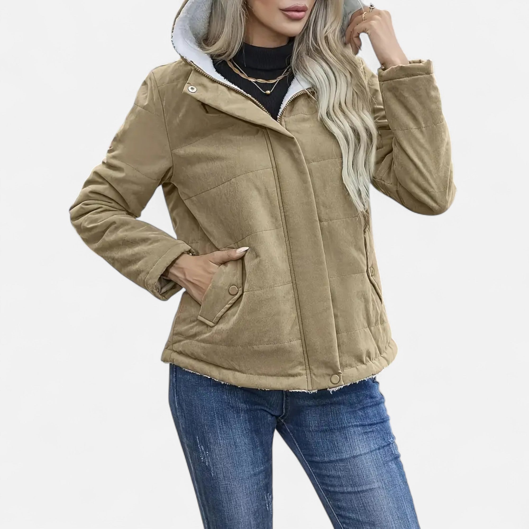Eliaro Moda | Chaqueta de Invierno con Forro Polar