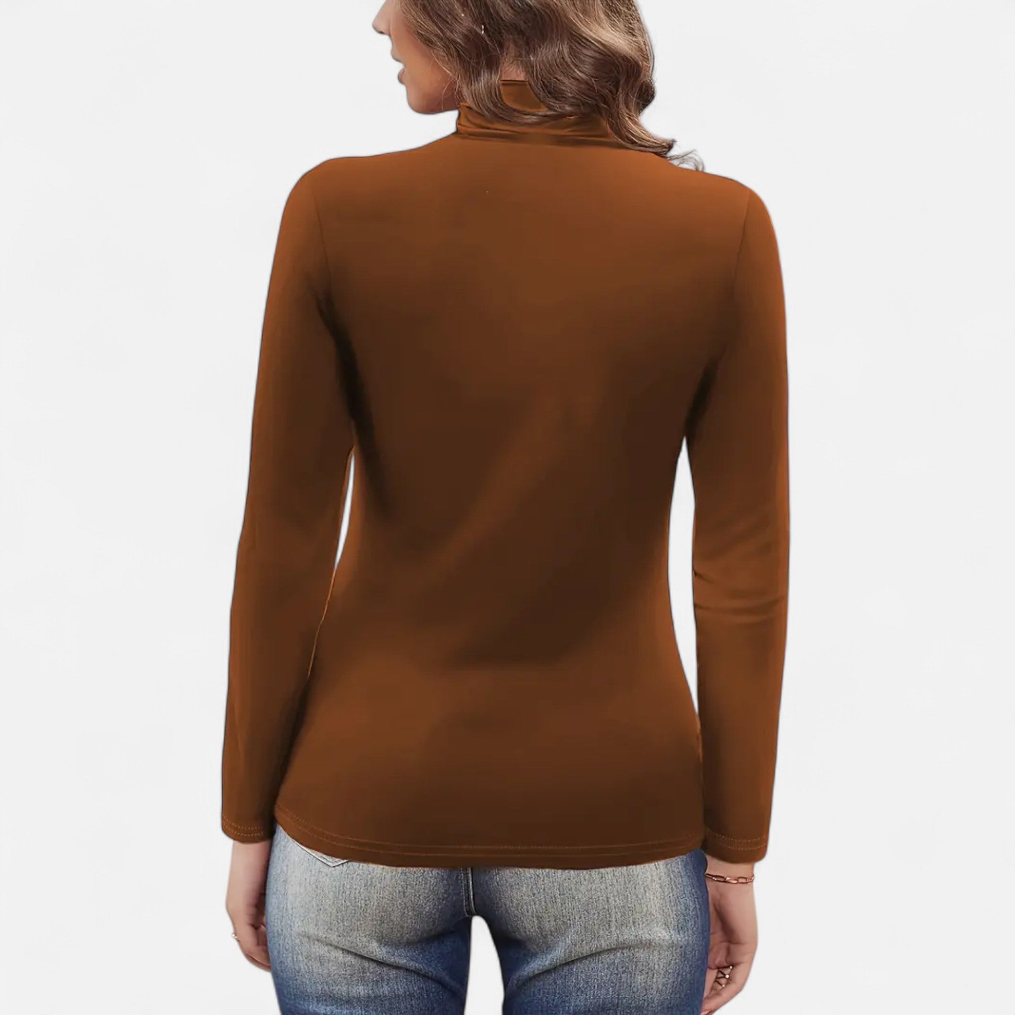 Eliaro Moda | Blusa Mujer Cuello Alto con Detalle Fruncido