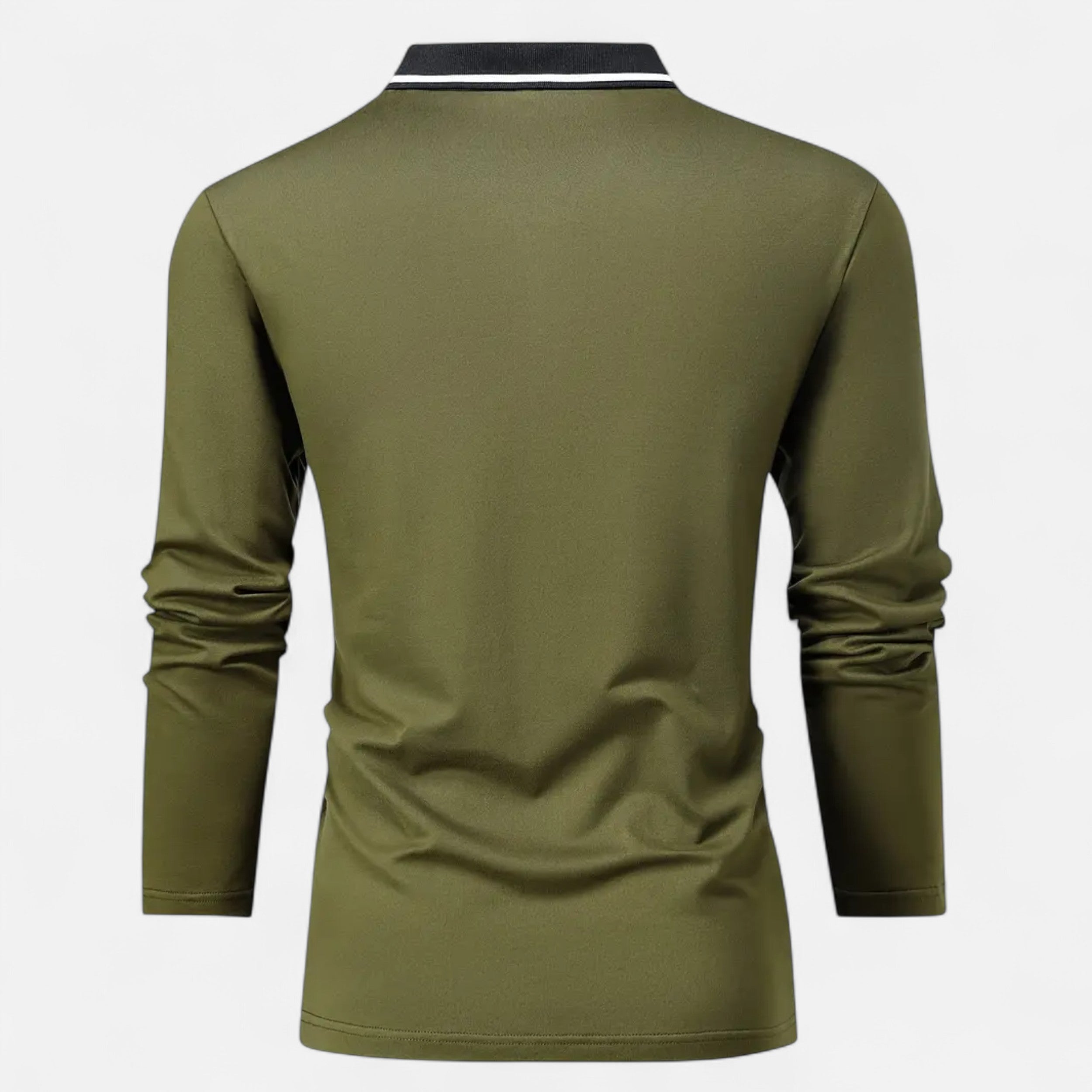 Eliaro Moda | Polo Hombre Manga Larga Estilo Rugby Casual