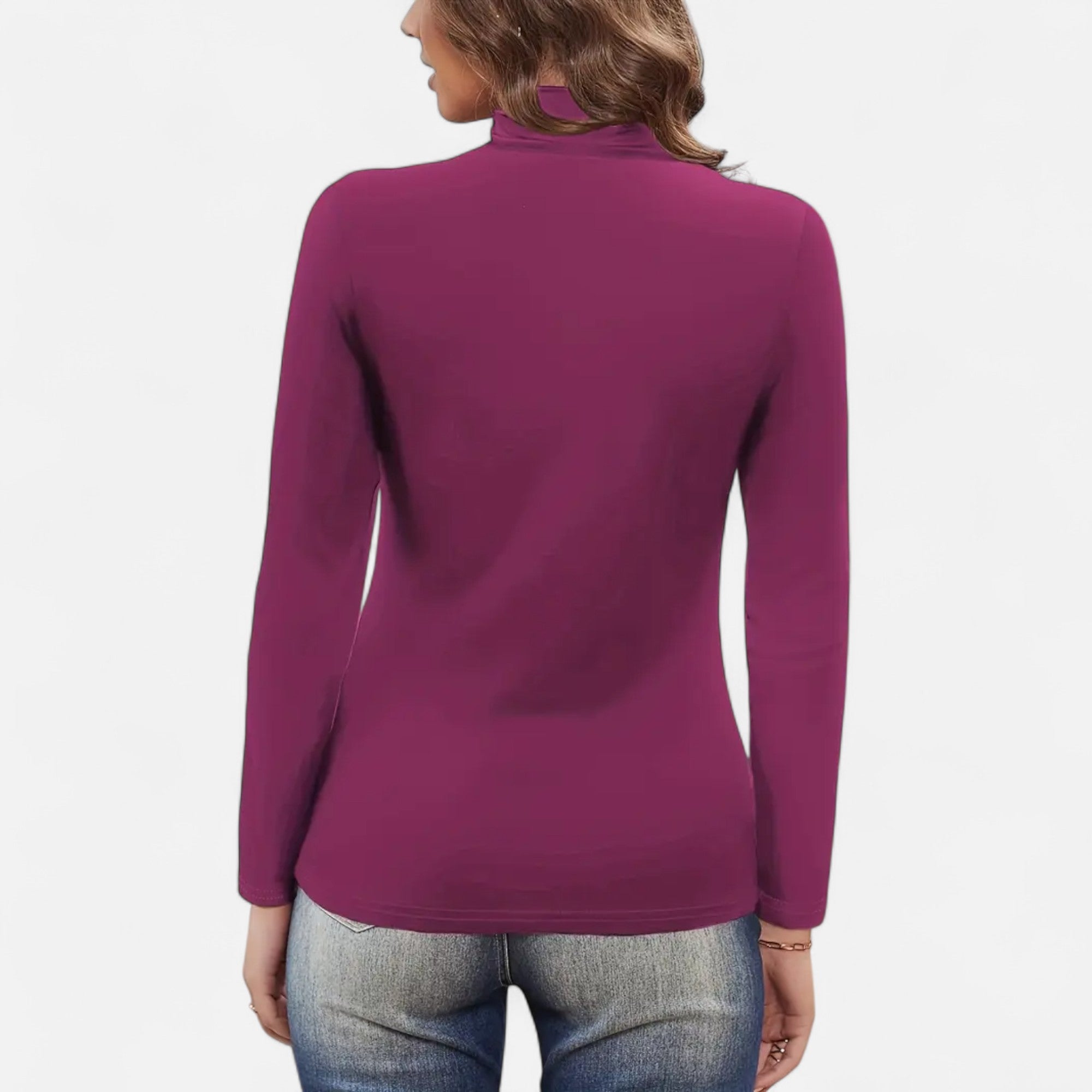 Eliaro Moda | Blusa Mujer Cuello Alto con Detalle Fruncido