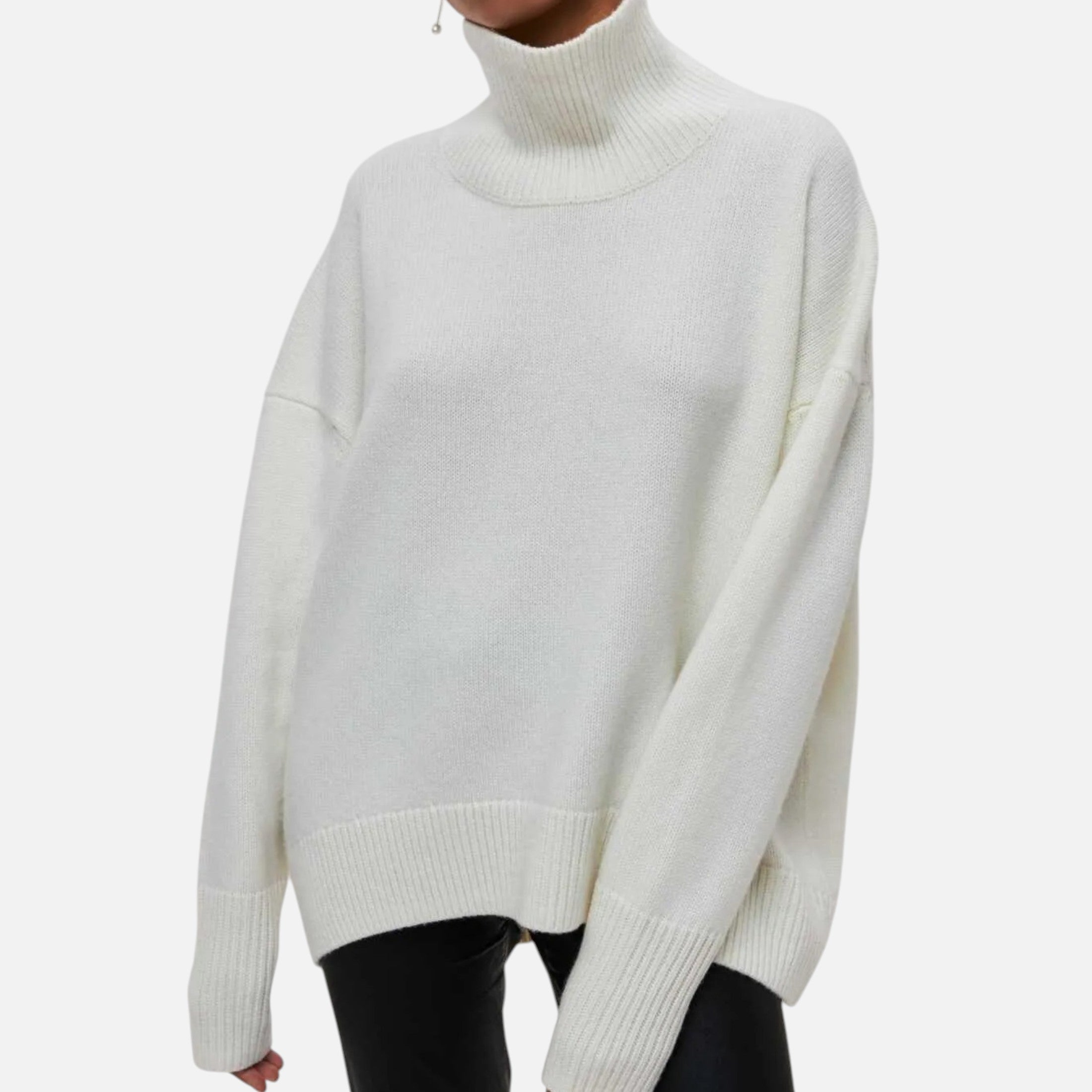 Eliaro Moda | Jersey Mujer Invierno Cuello Alto Suelto