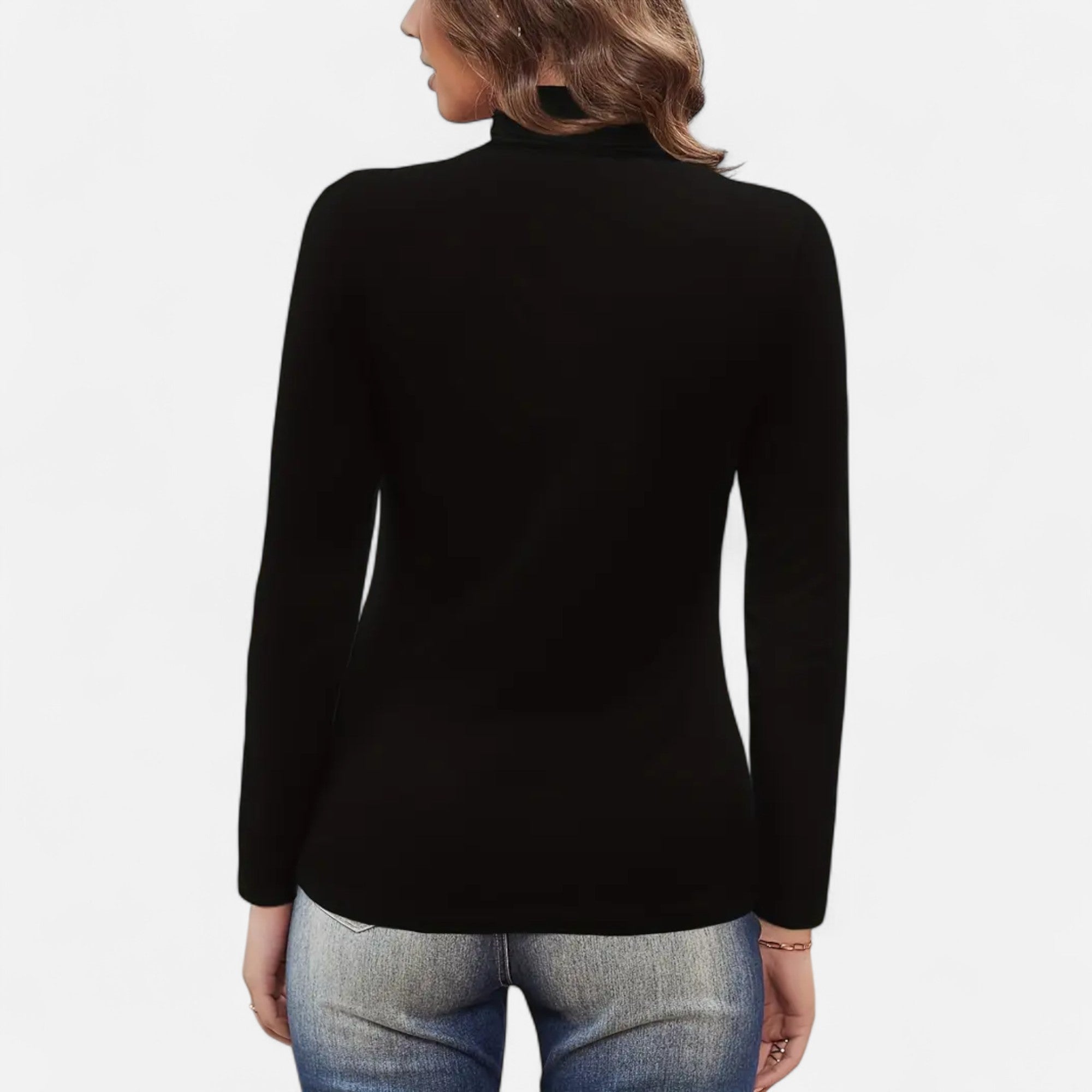 Eliaro Moda | Blusa Mujer Cuello Alto con Detalle Fruncido