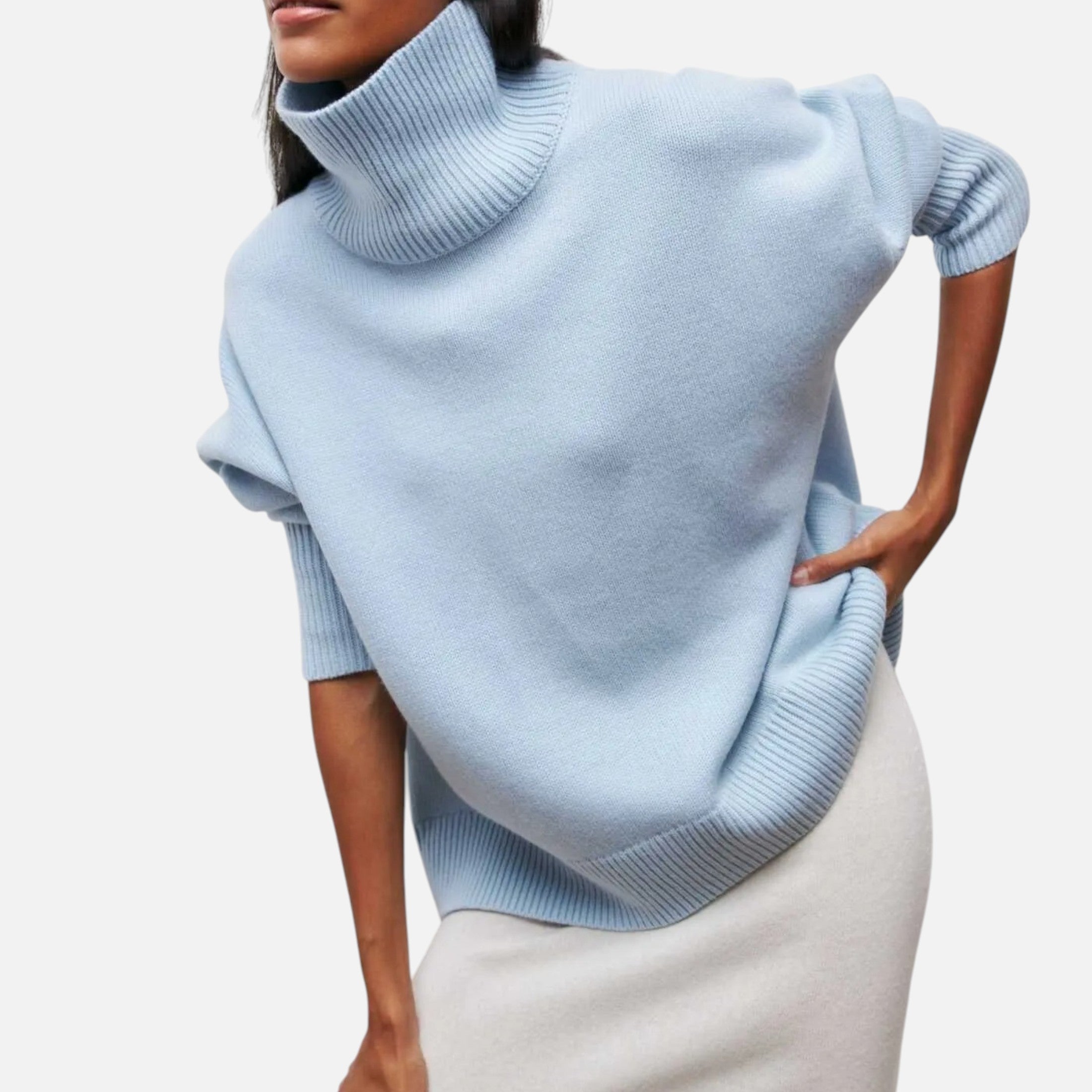Eliaro Moda | Jersey Mujer Invierno Cuello Alto Suelto