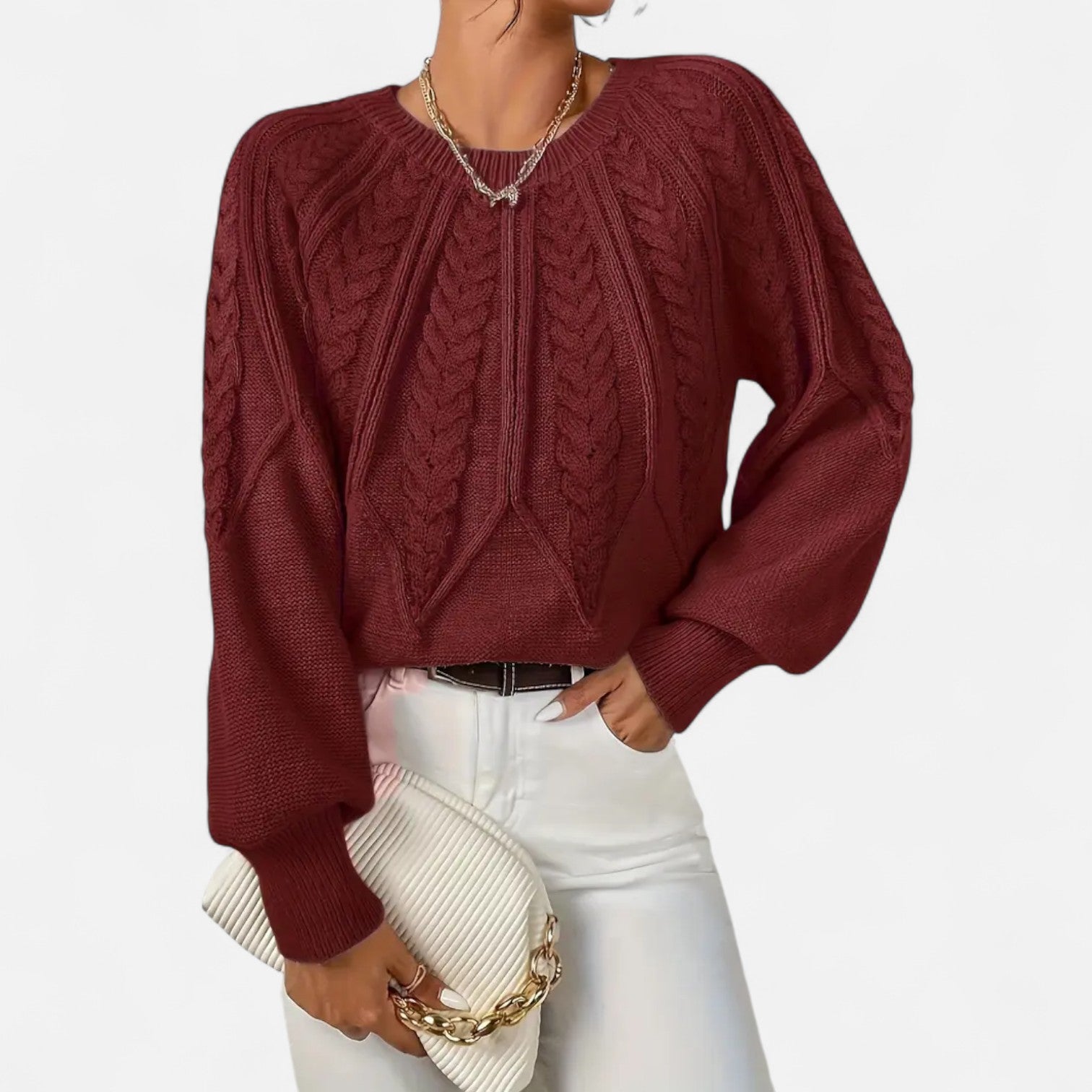 Eliaro Moda | Jersey Clásico de Manga Larga Mujer