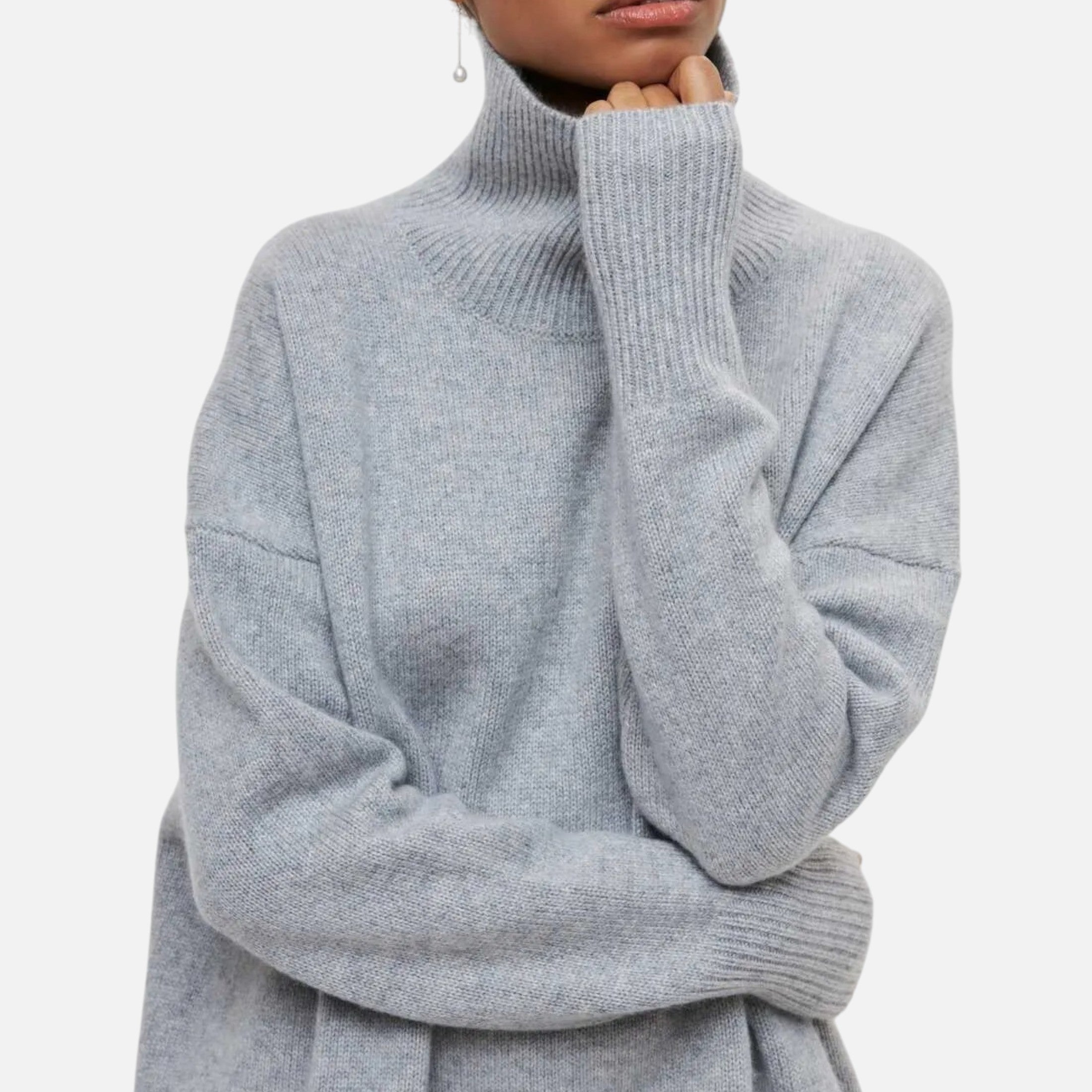 Eliaro Moda | Jersey Mujer Invierno Cuello Alto Suelto