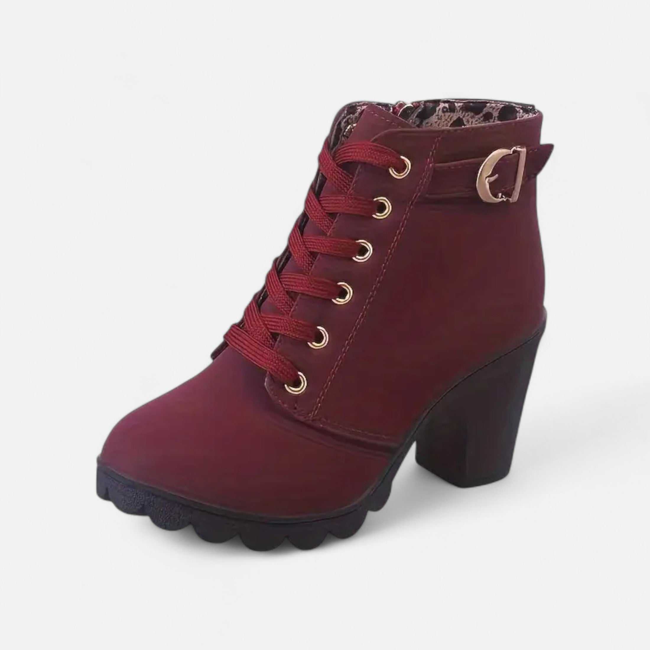 Eliaro Moda | Botines Cortos Mujer con Tacón de Bloque Elegante