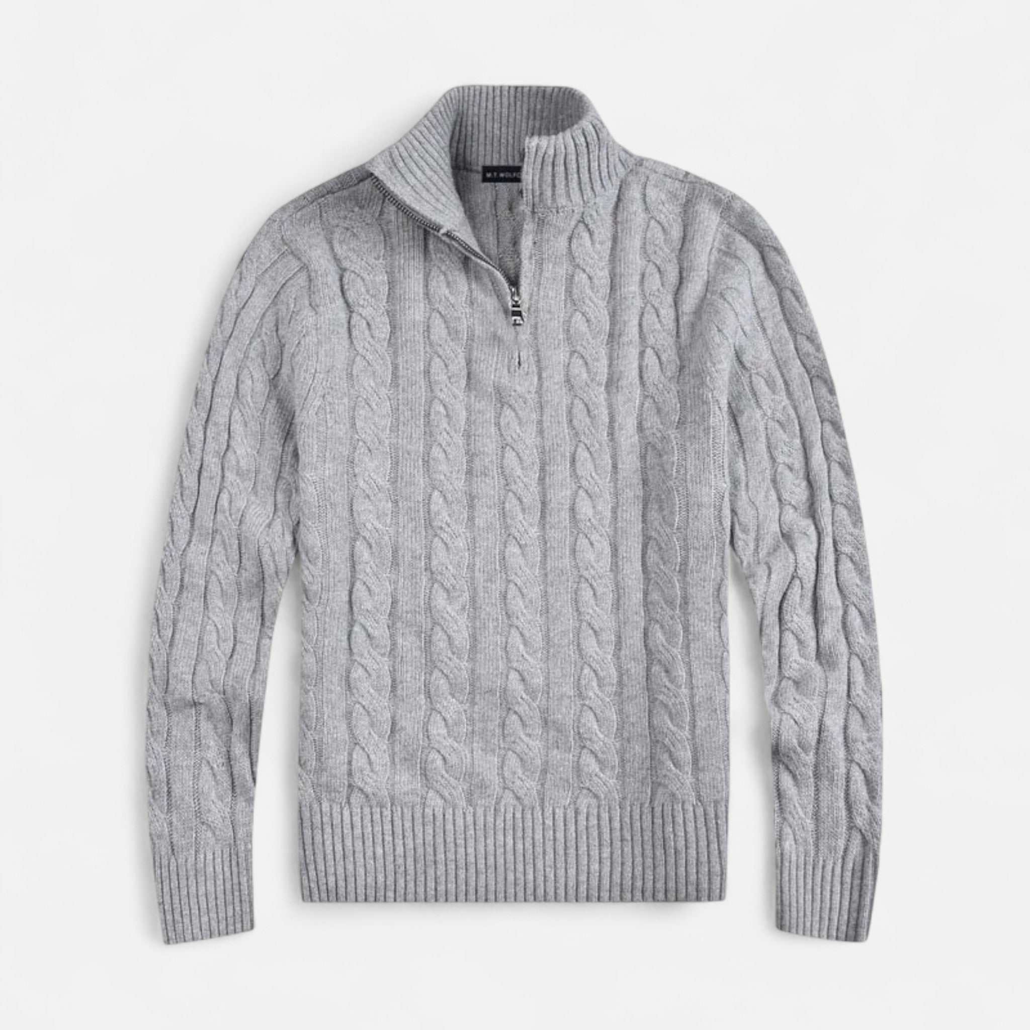 Eliaro Moda | Jersey Half-Zip Hombre Cuello Alto Estilo Clásico