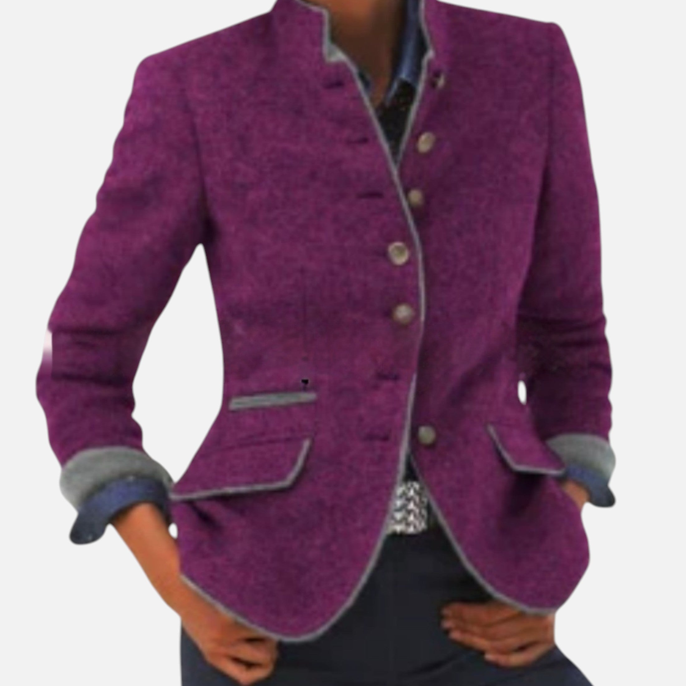 Eliaro Moda | Abrigo Mujer Invierno Lana Imitación Elegante