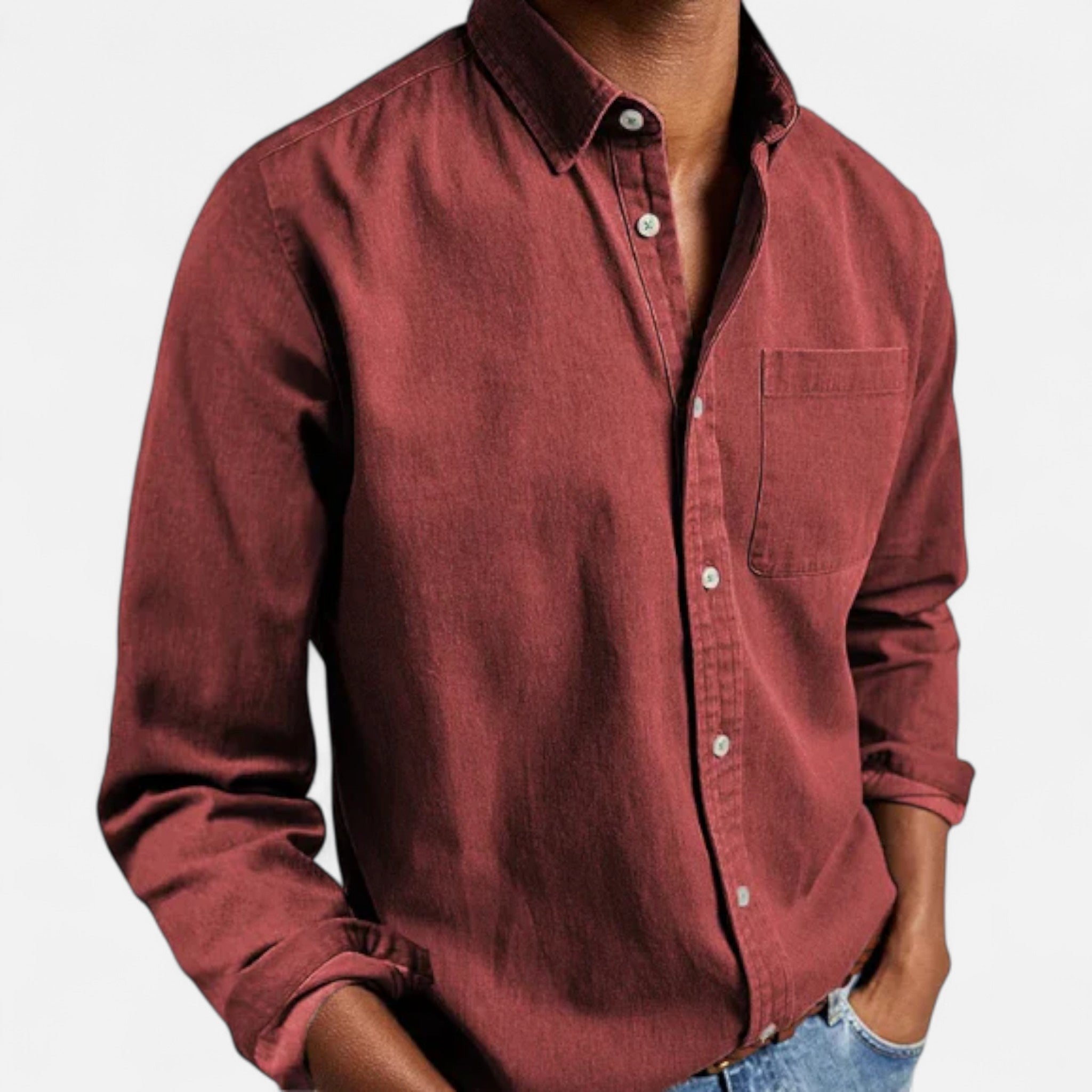 Eliaro Moda | Camisa Denim Hombre Algodón Premium Estilo Clásico