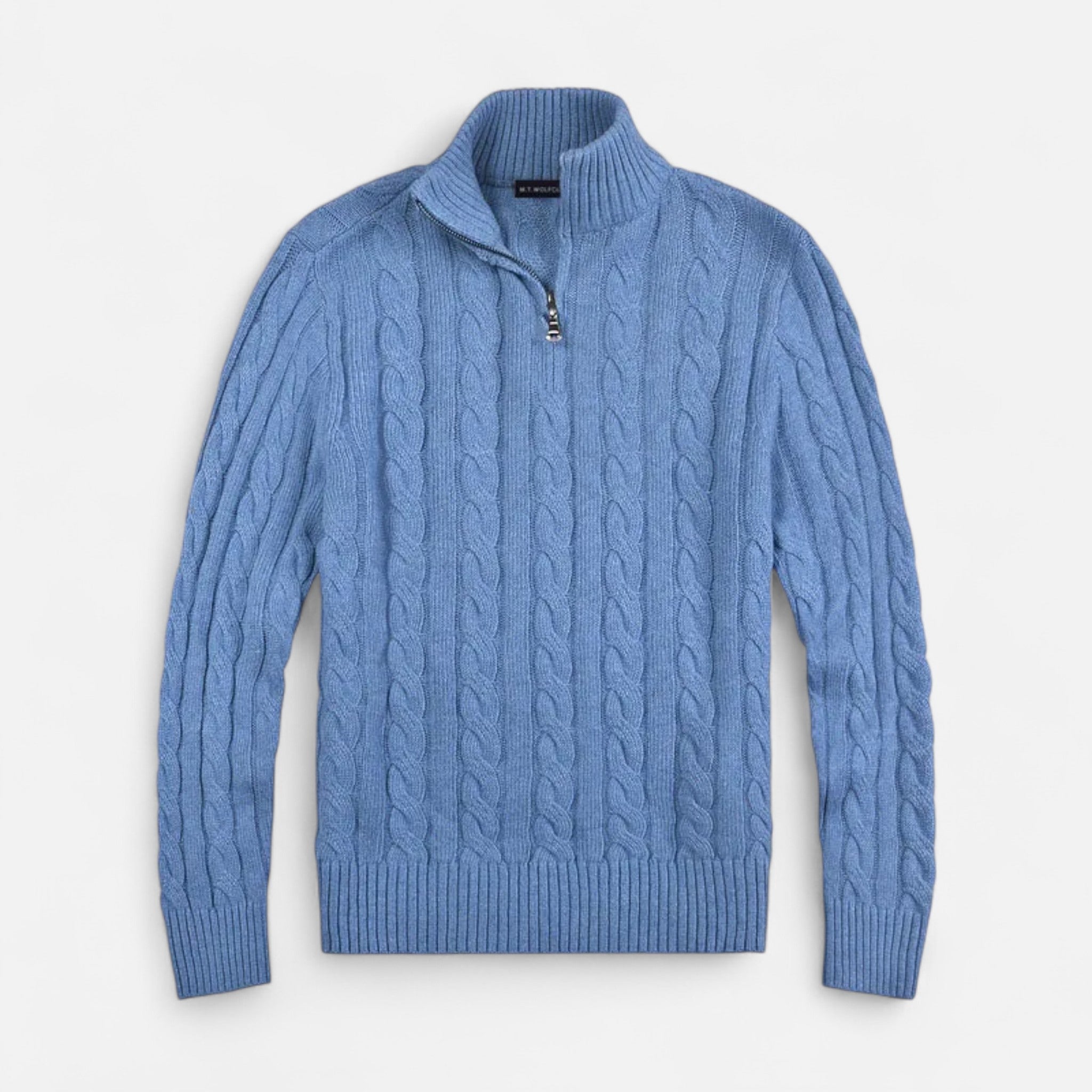 Eliaro Moda | Jersey Half-Zip Hombre Cuello Alto Estilo Clásico