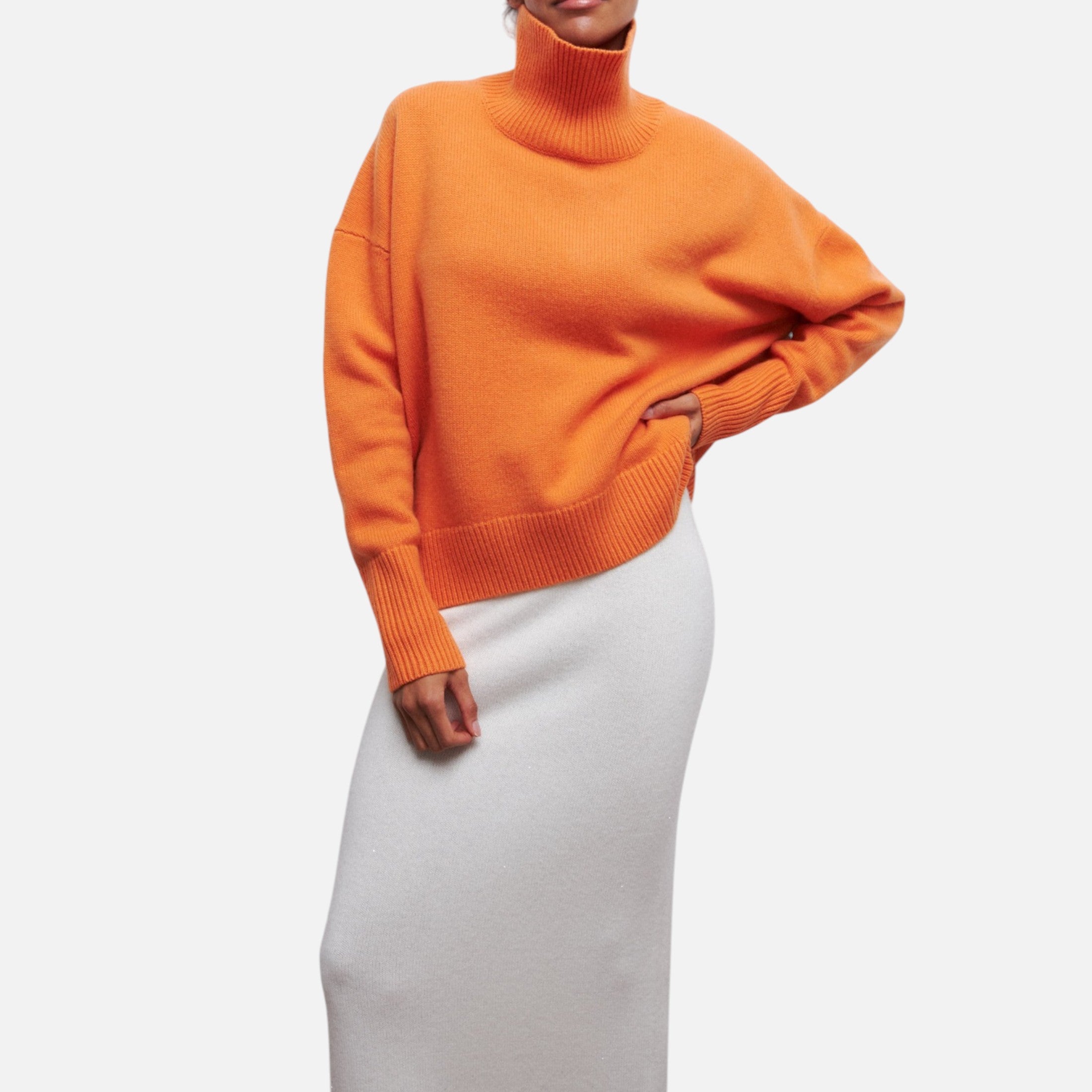 Eliaro Moda | Jersey Mujer Invierno Cuello Alto Suelto