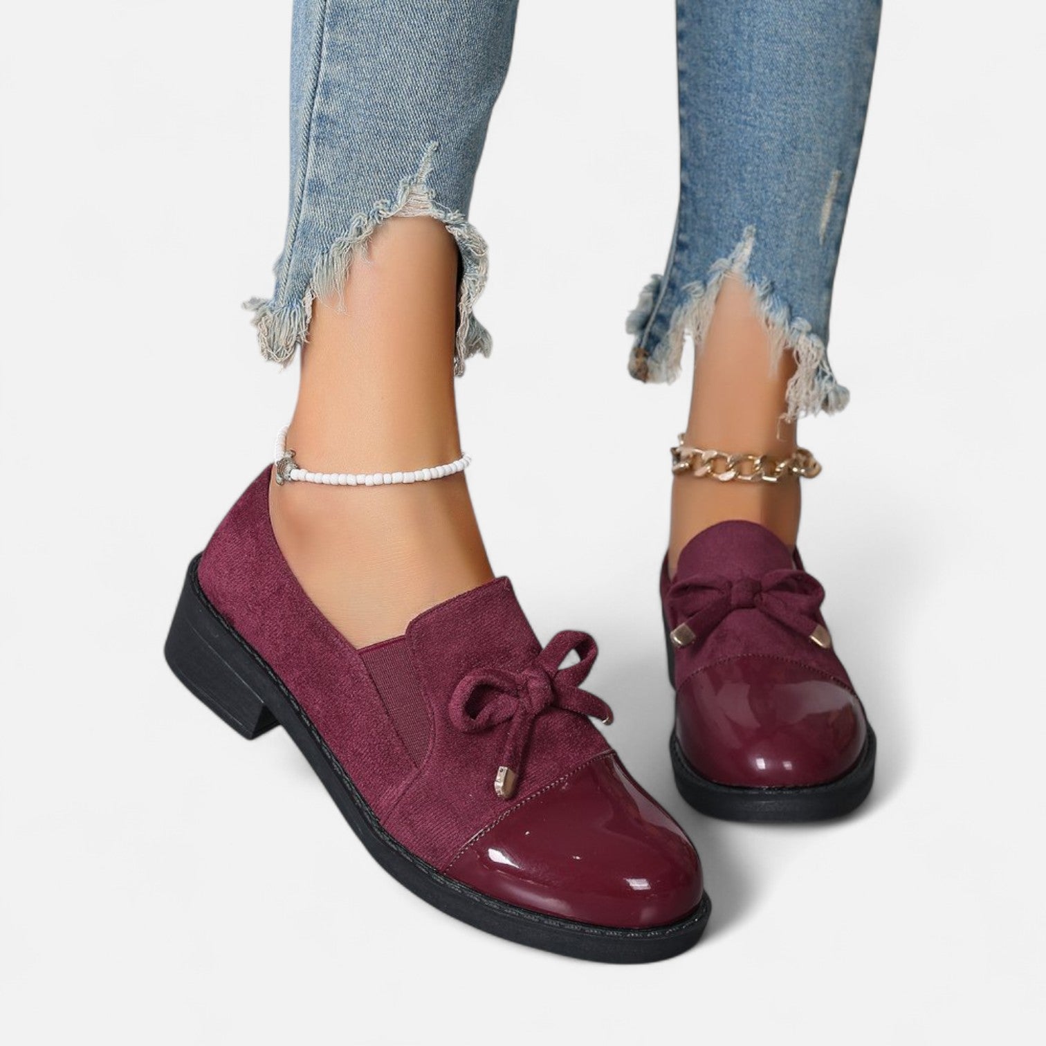 Eliaro Moda | Mocasines Retro Lazo Mujer