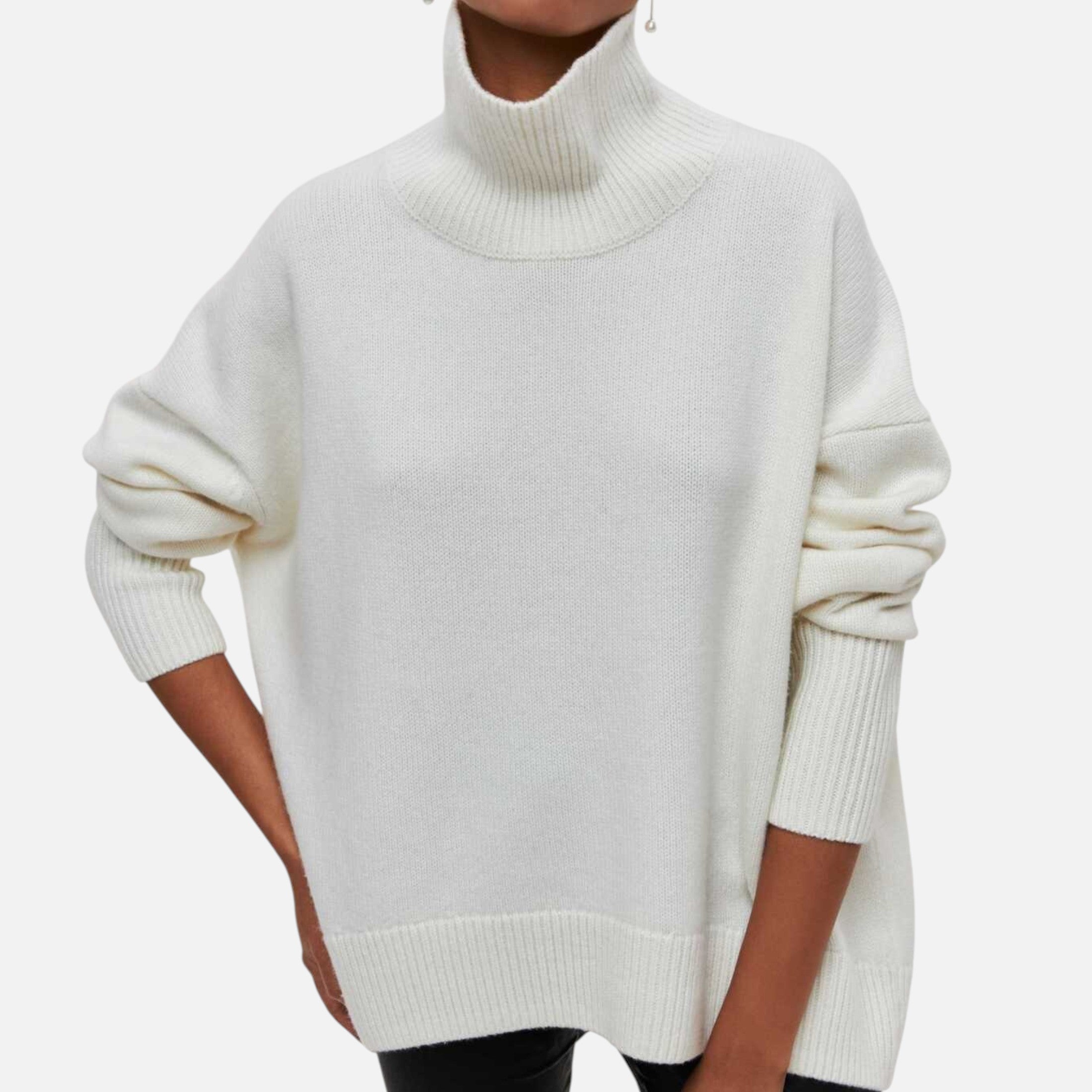 Eliaro Moda | Jersey Mujer Invierno Cuello Alto Suelto