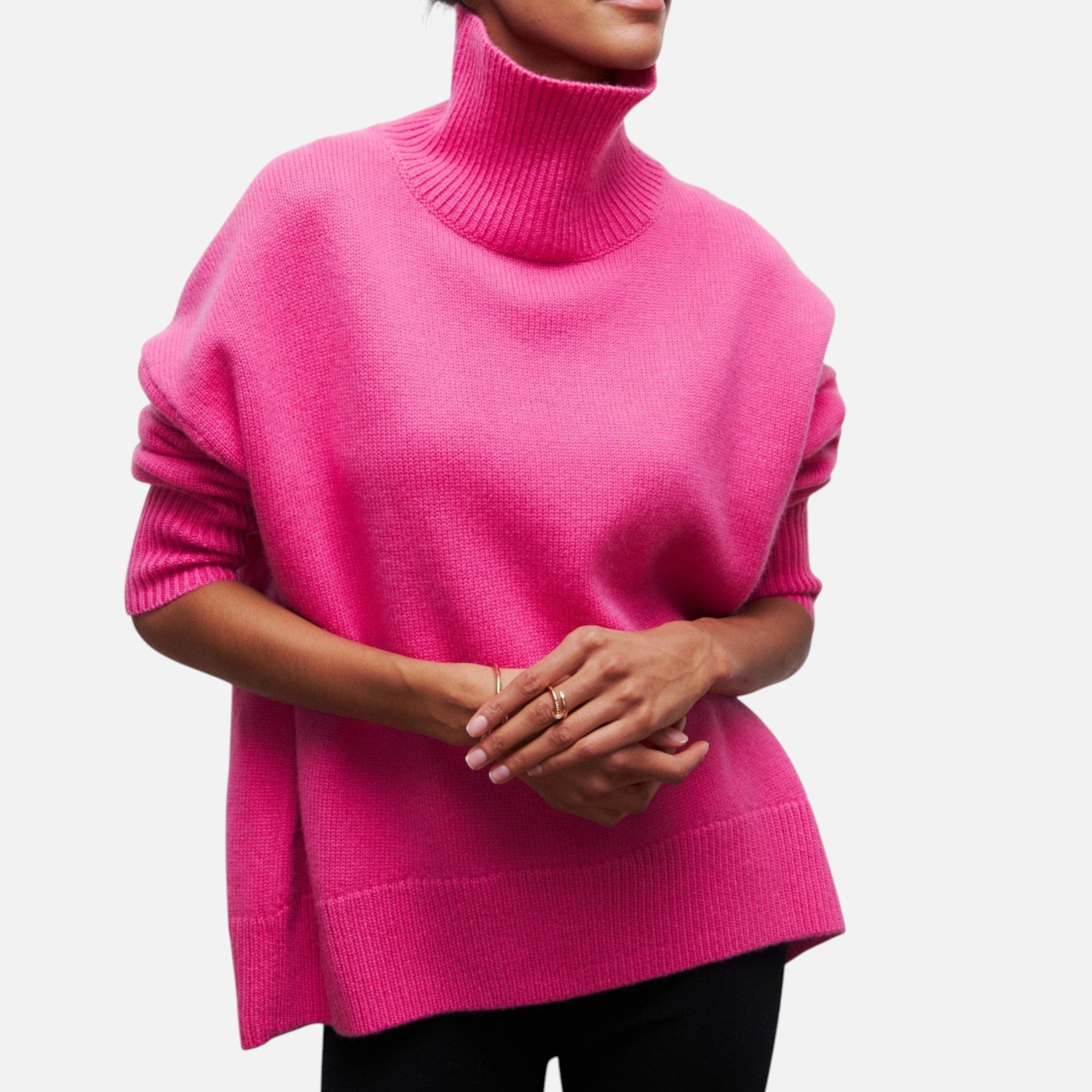 Eliaro Moda | Jersey Mujer Invierno Cuello Alto Suelto