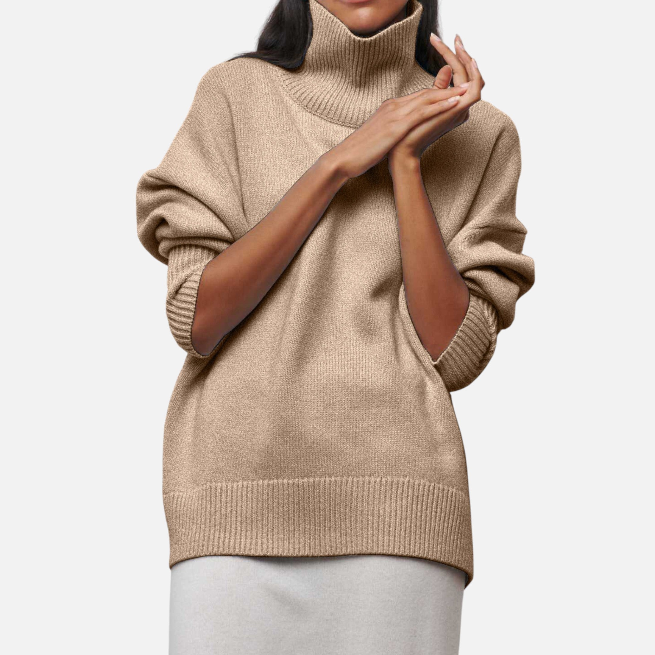 Eliaro Moda | Jersey Mujer Invierno Cuello Alto Suelto