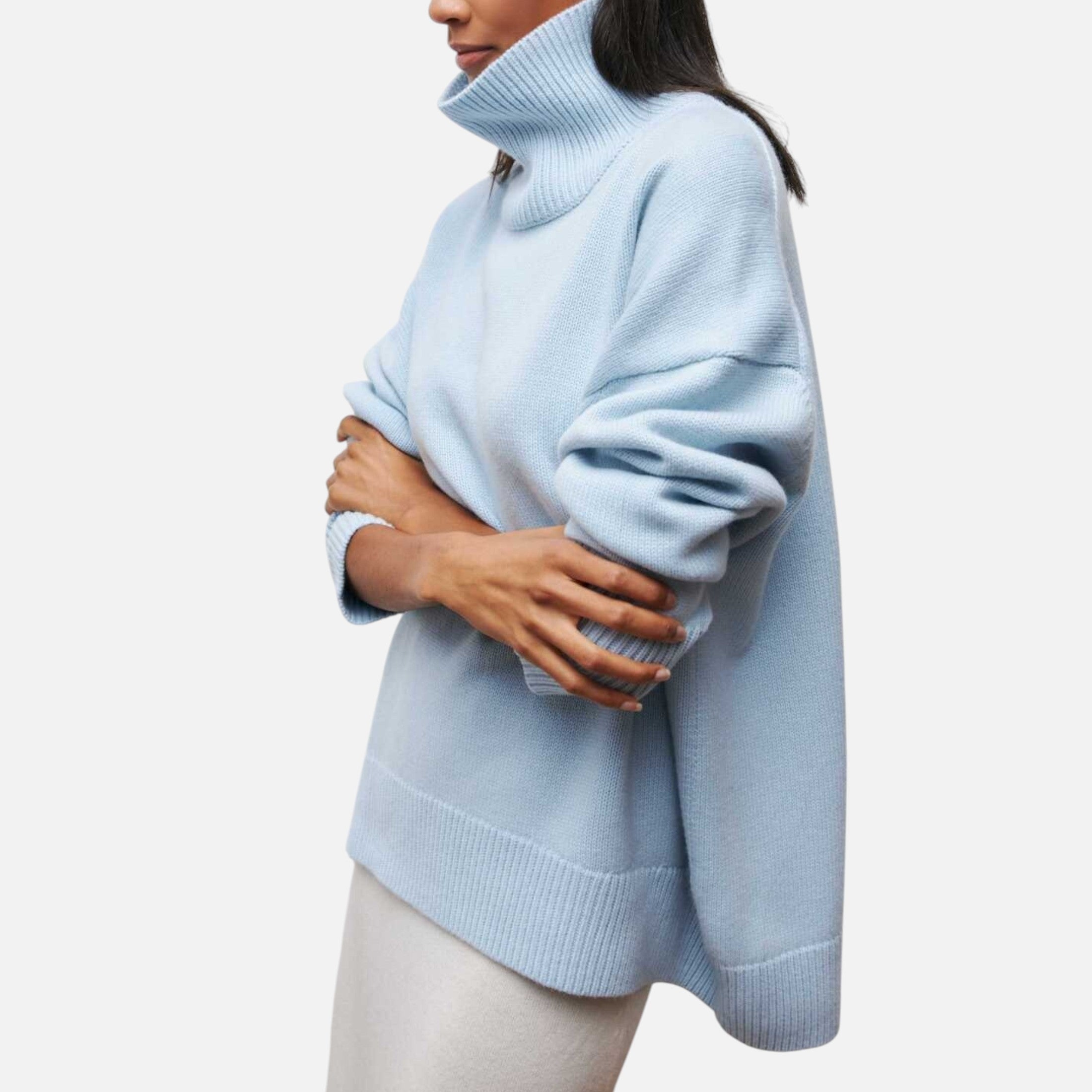 Eliaro Moda | Jersey Mujer Invierno Cuello Alto Suelto