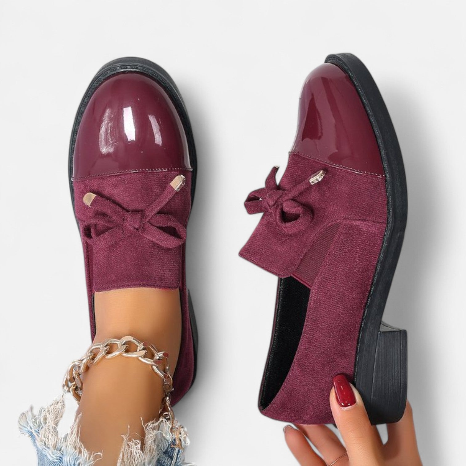 Eliaro Moda | Mocasines Retro Lazo Mujer