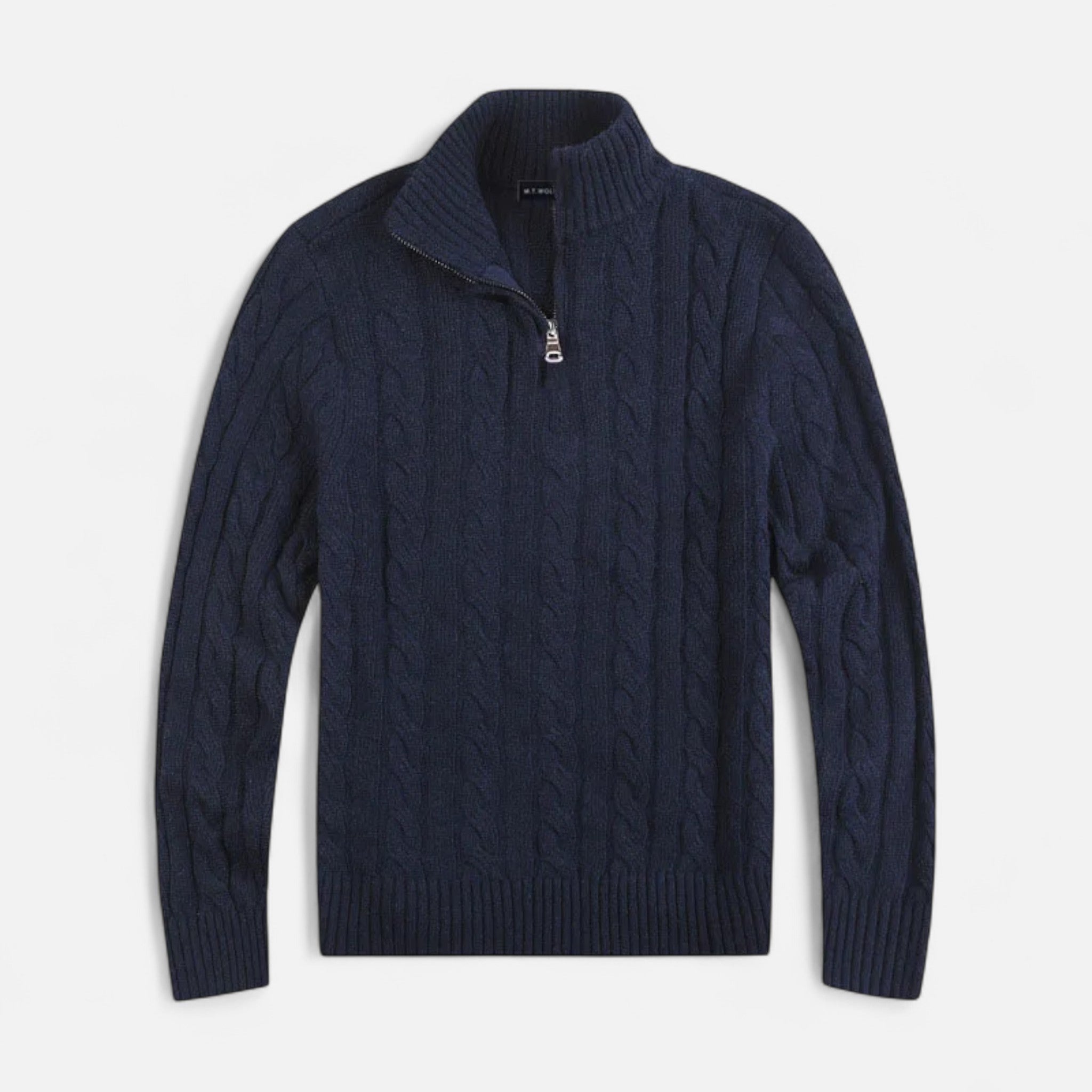 Eliaro Moda | Jersey Half-Zip Hombre Cuello Alto Estilo Clásico