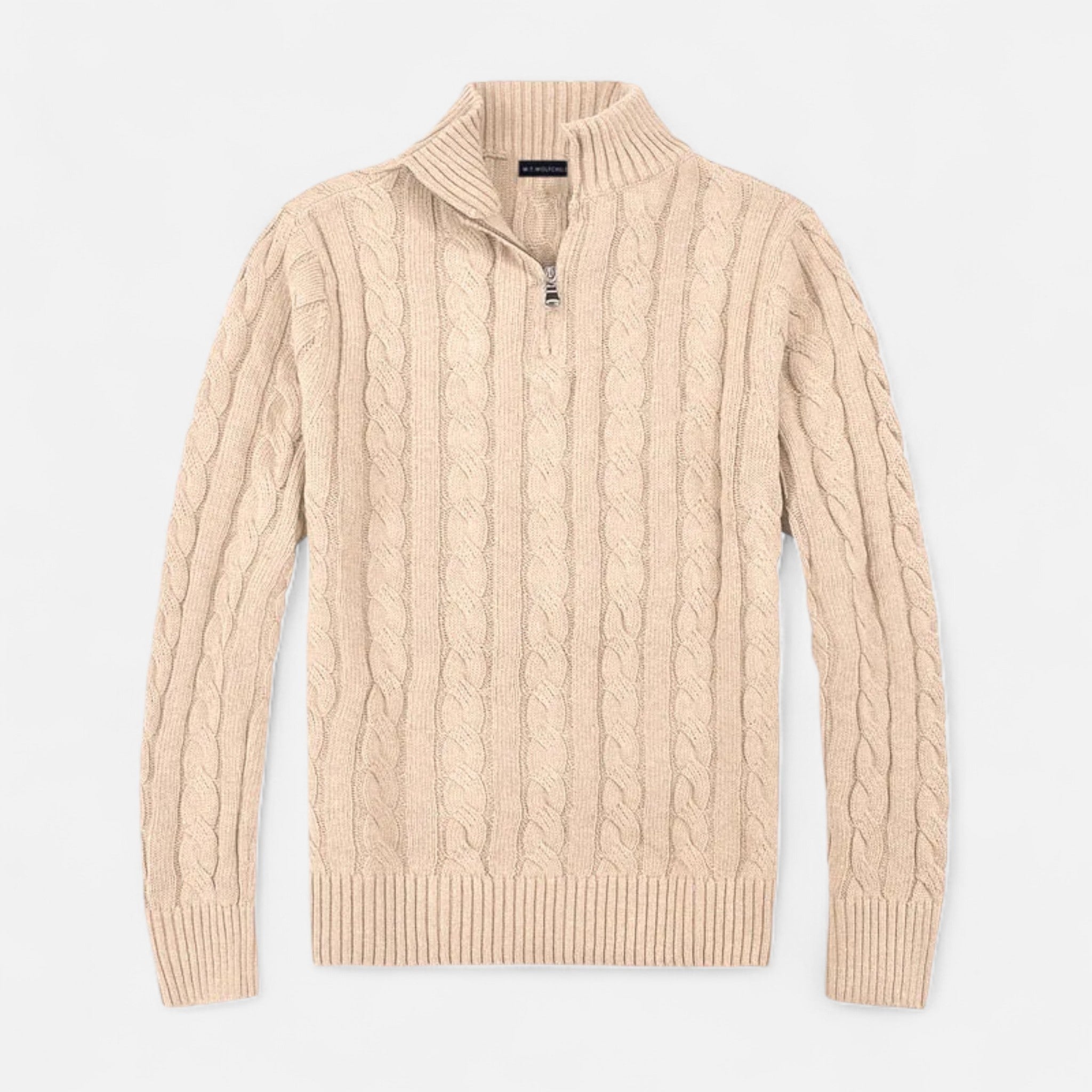 Eliaro Moda | Jersey Half-Zip Hombre Cuello Alto Estilo Clásico