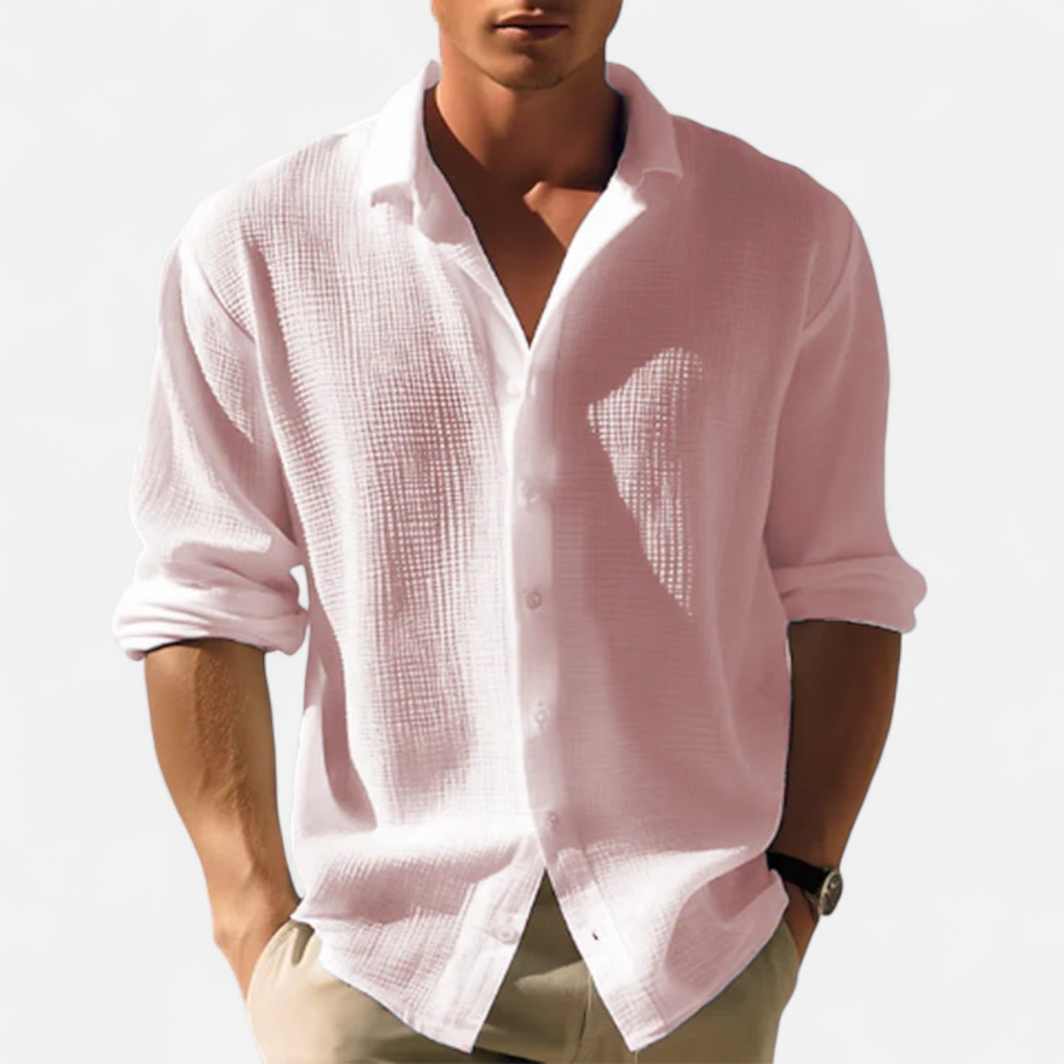 Eliaro Moda | Camisa Casual para Hombre – Diseño Clásico con Botonadura y Estilo Relajado