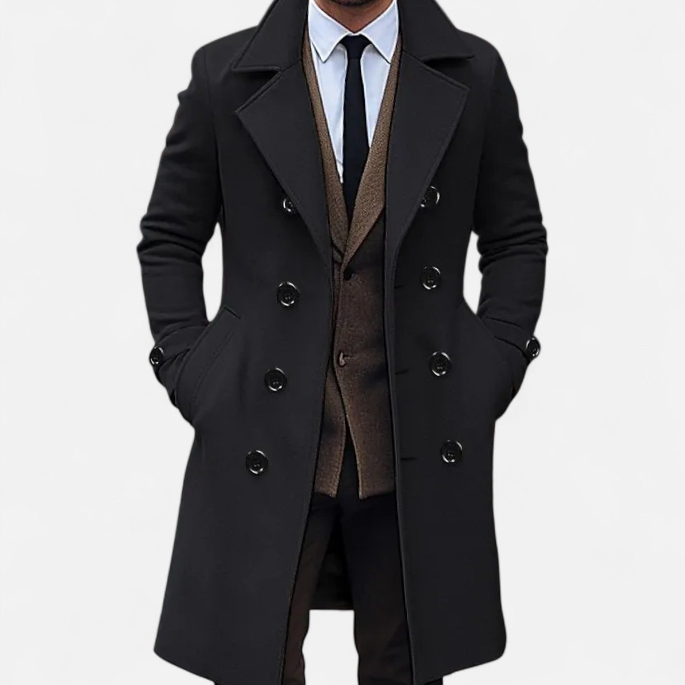 Eliaro Moda | Abrigo Hombre Invierno Doble Botonadura