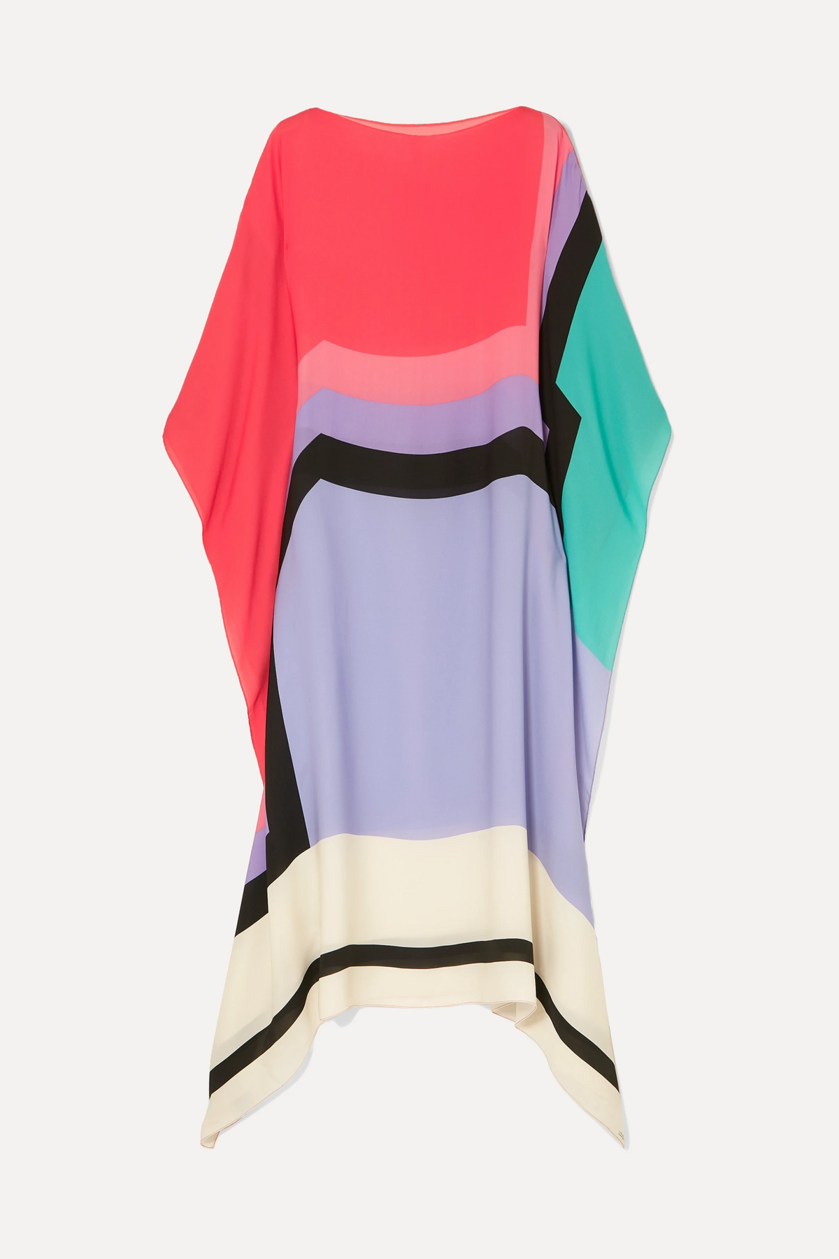 Robe kimono longue pour femme avec manches chauve-souris — été